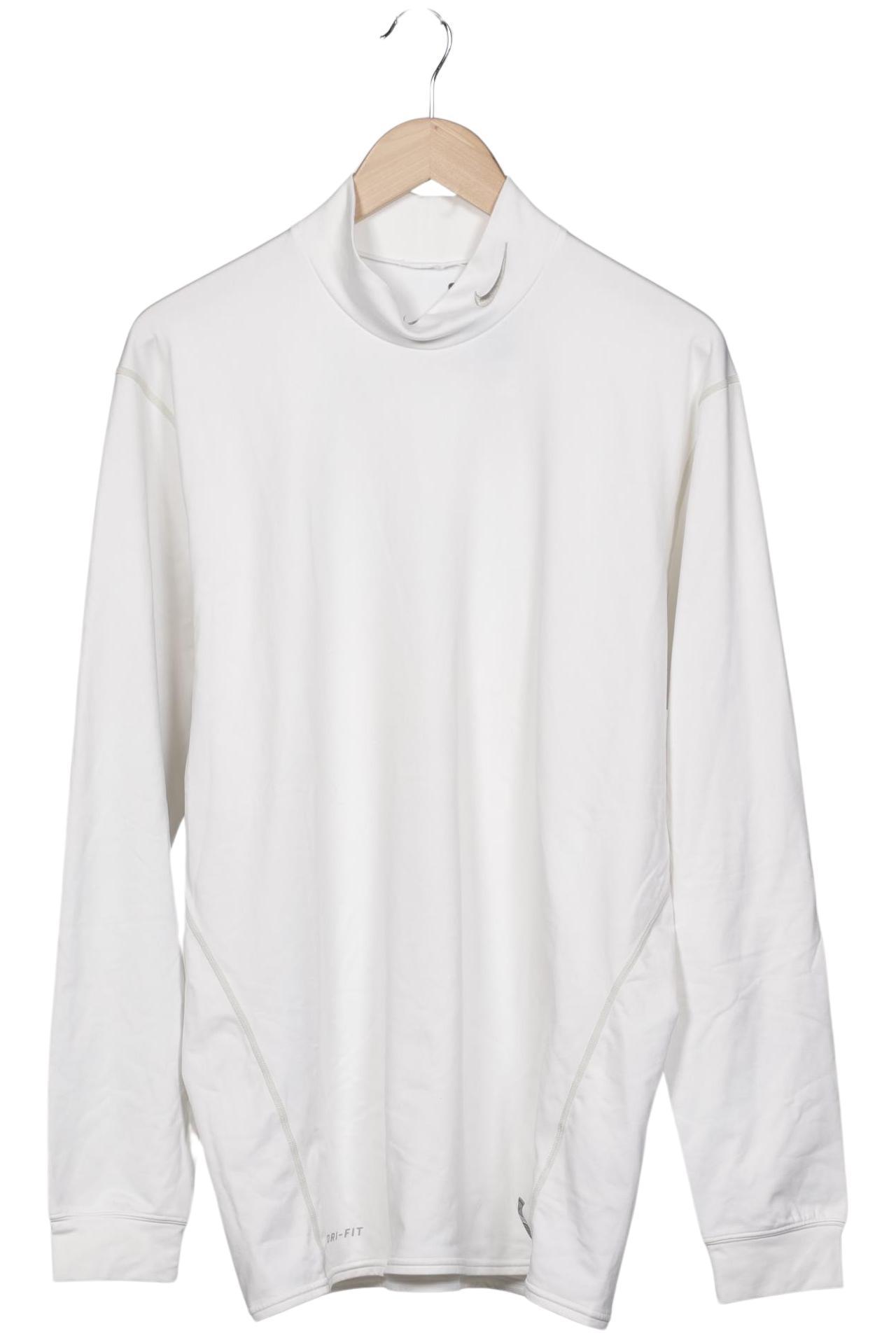 

Nike Pro Herren Langarmshirt, weiß, Gr. 56
