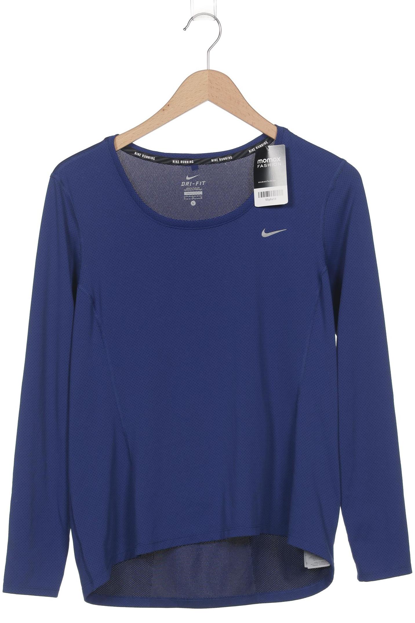 

Nike Running Damen Langarmshirt, blau, Gr. 42
