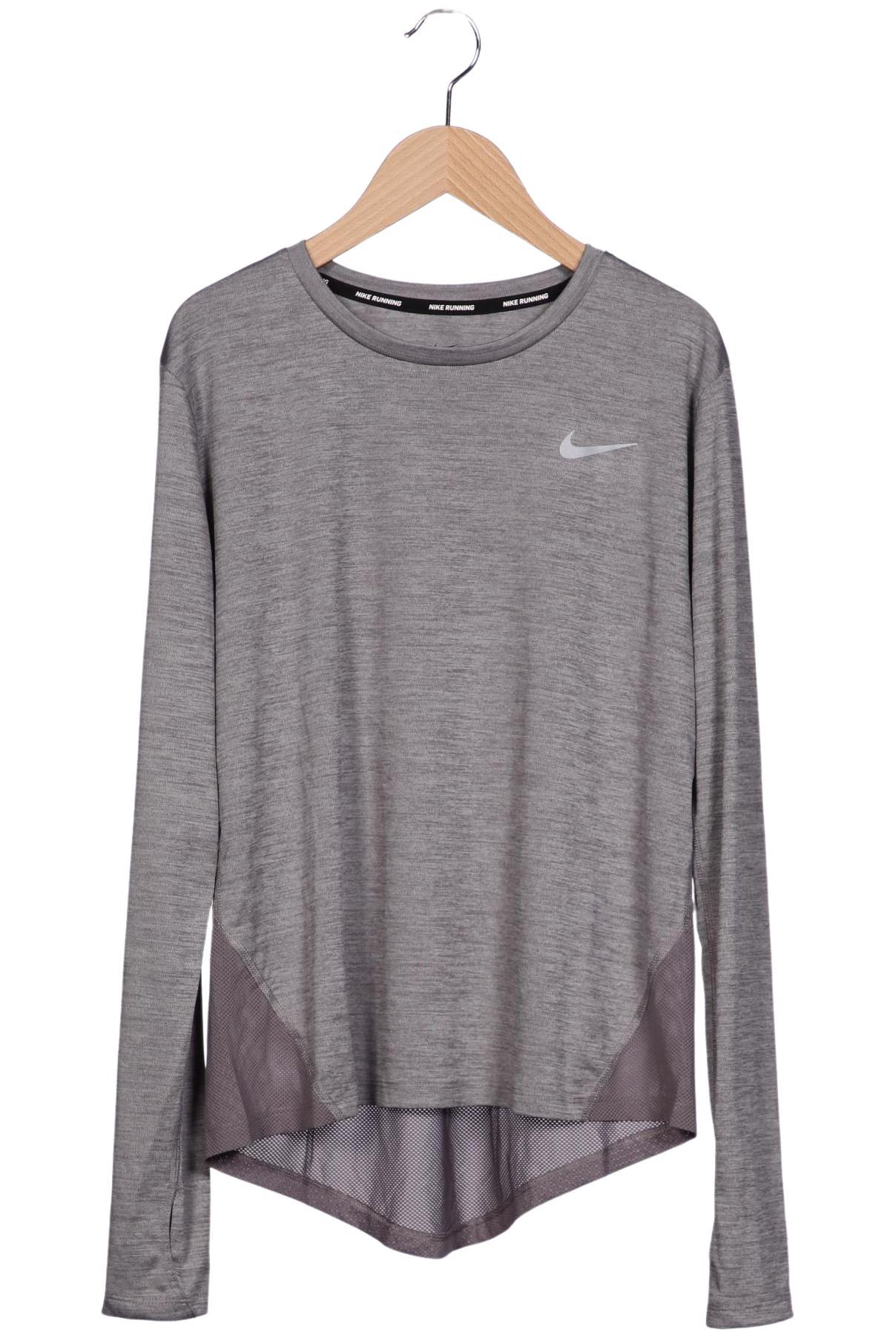 

Nike Running Damen Langarmshirt, grau, Gr. 38