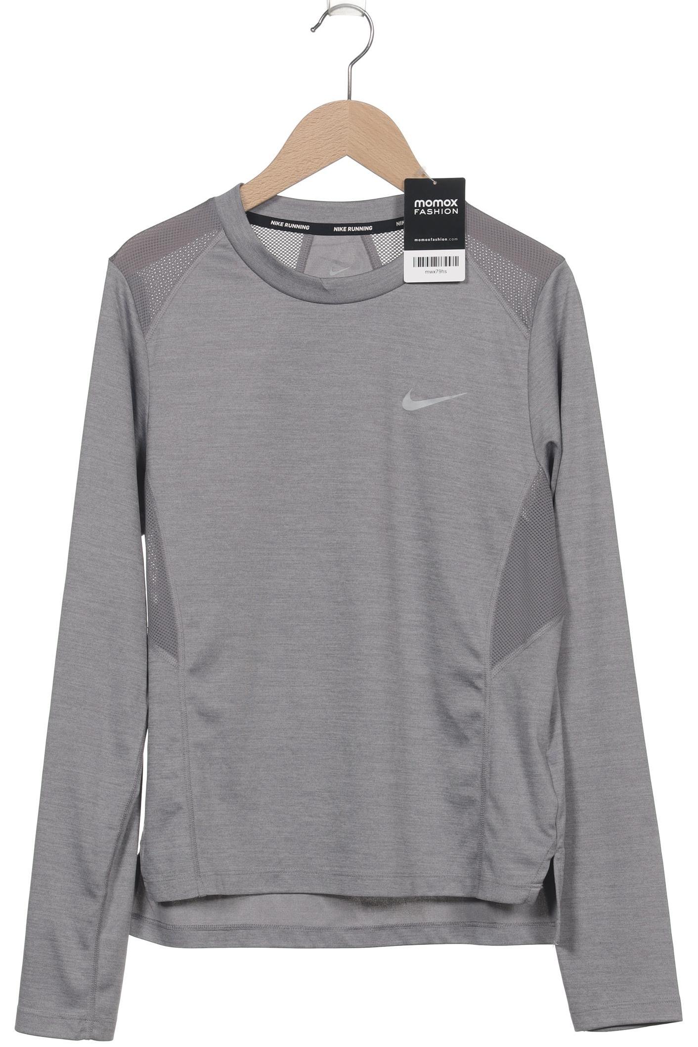 

Nike Running Damen Langarmshirt, grau, Gr. 36