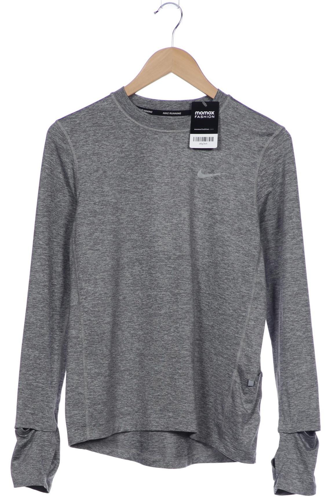 

Nike Running Damen Langarmshirt, grau, Gr. 36