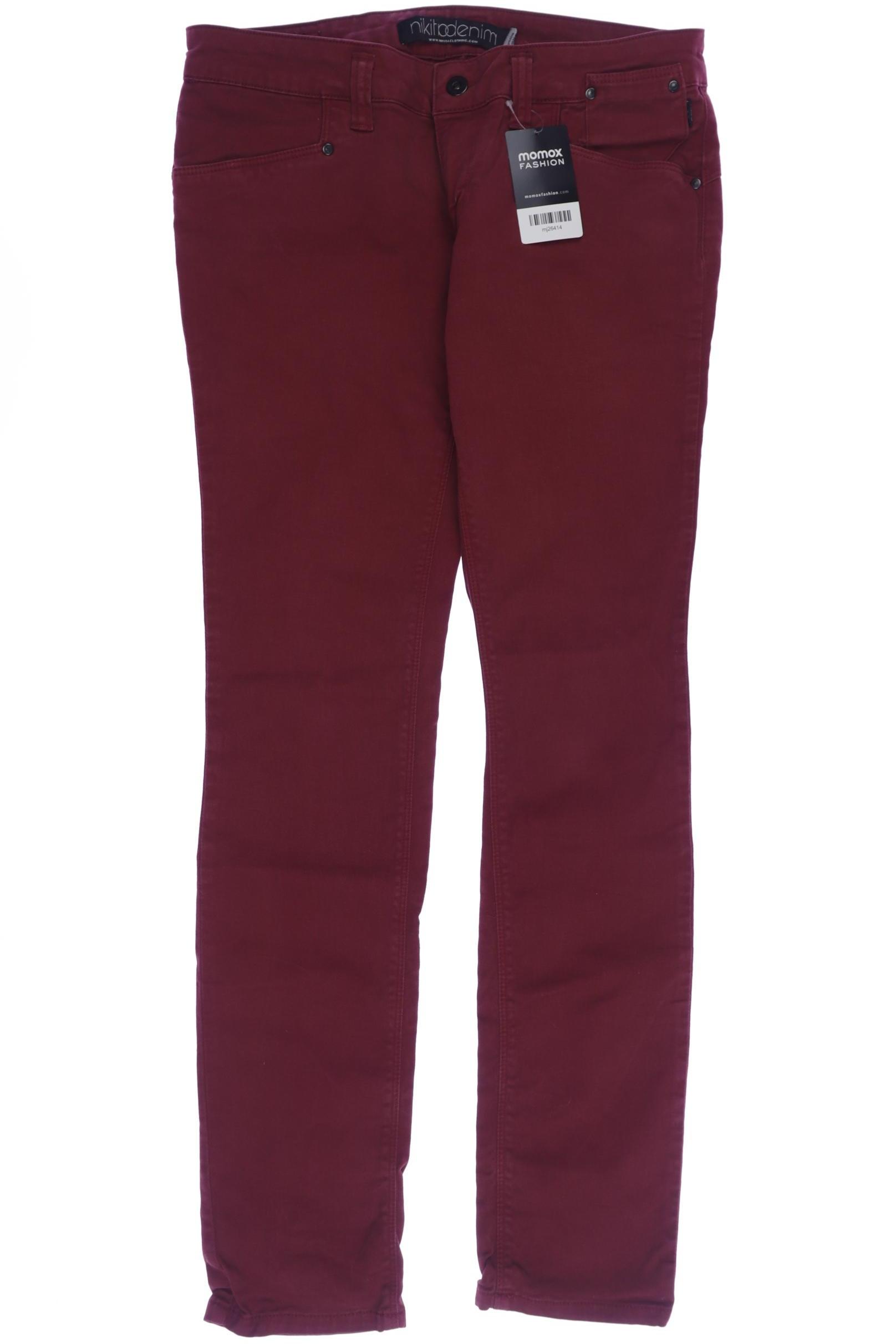 

Nikita Damen Jeans, bordeaux, Gr. 31