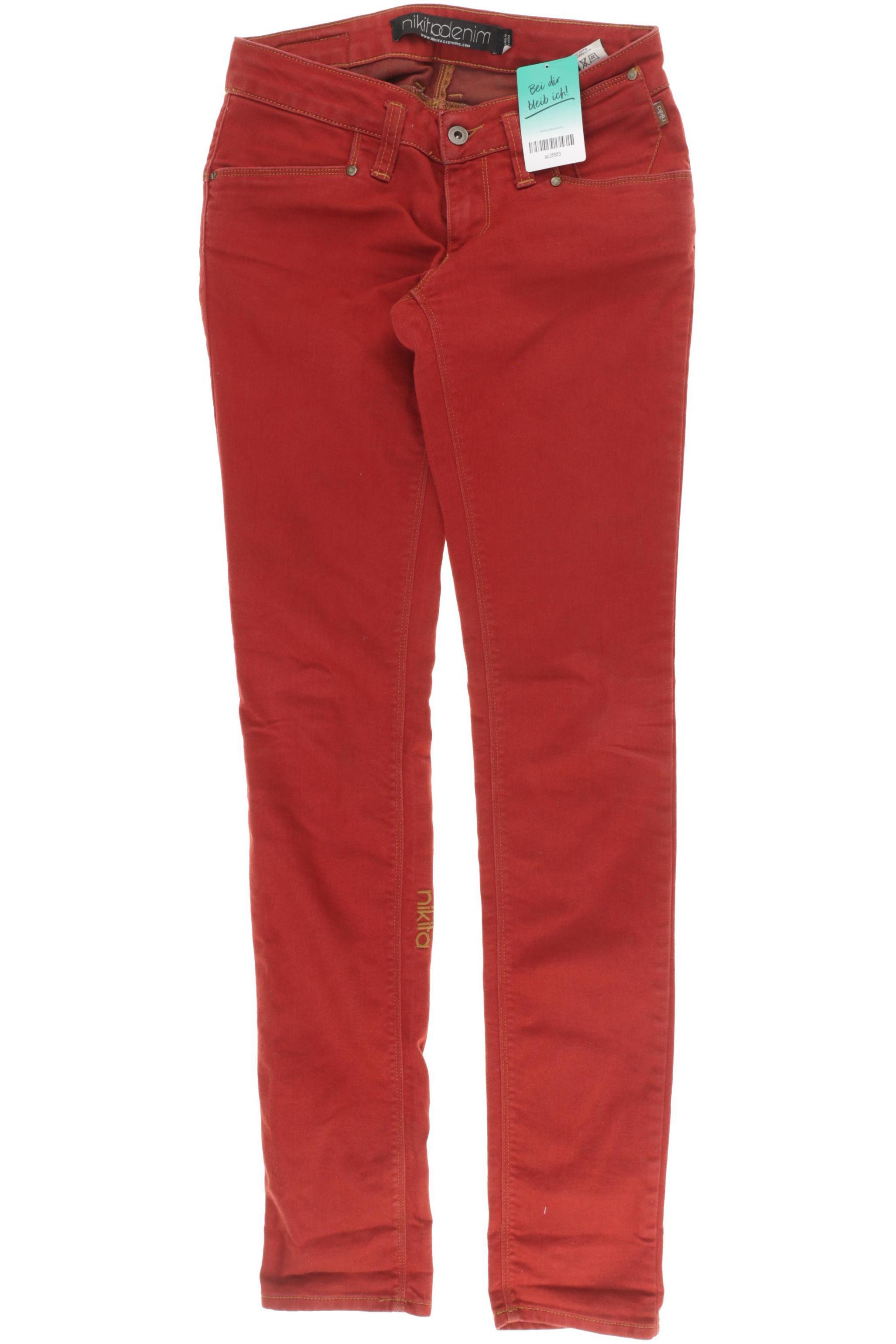 

Nikita Damen Jeans, rot, Gr. 26