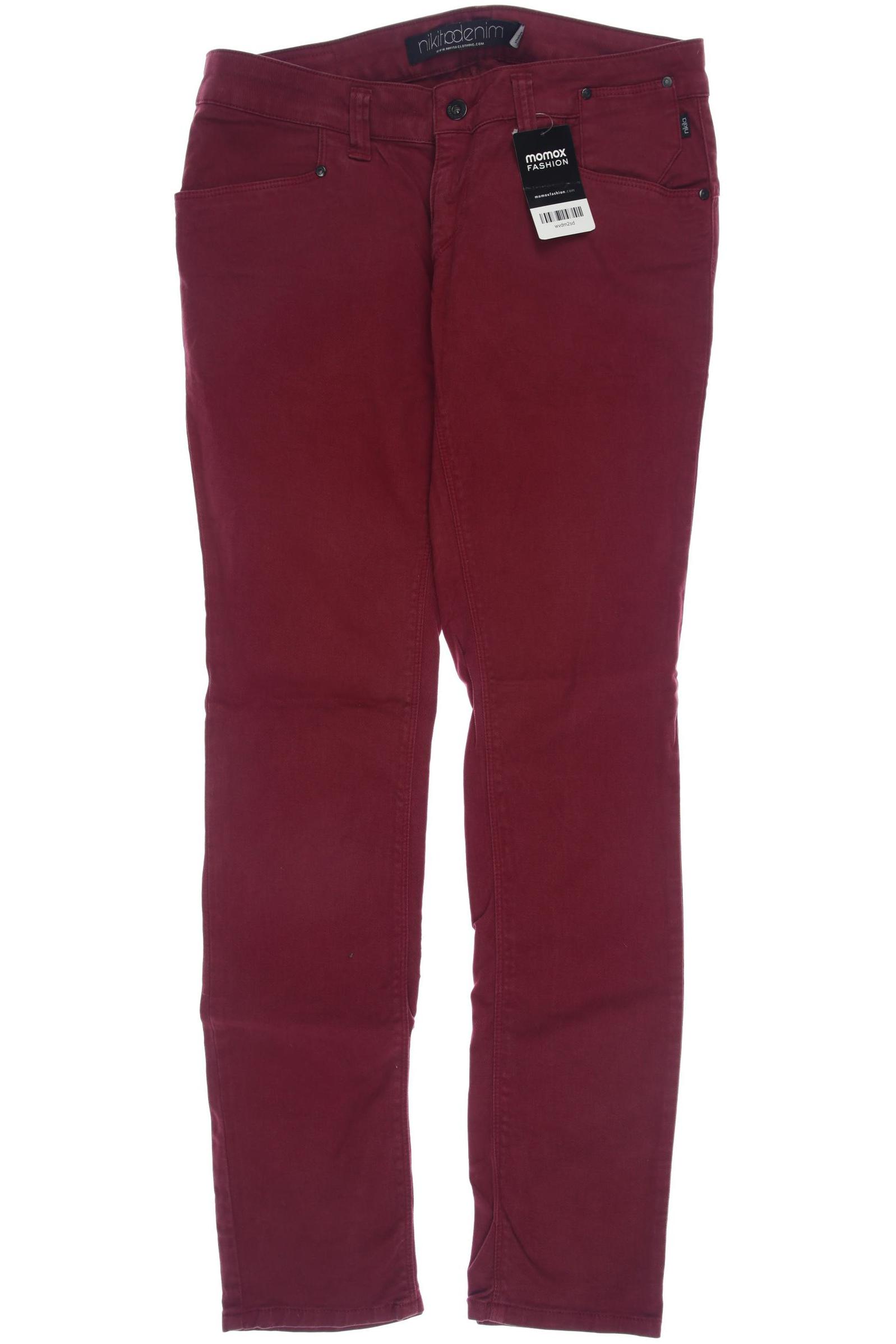 

Nikita Damen Jeans, bordeaux, Gr. 29
