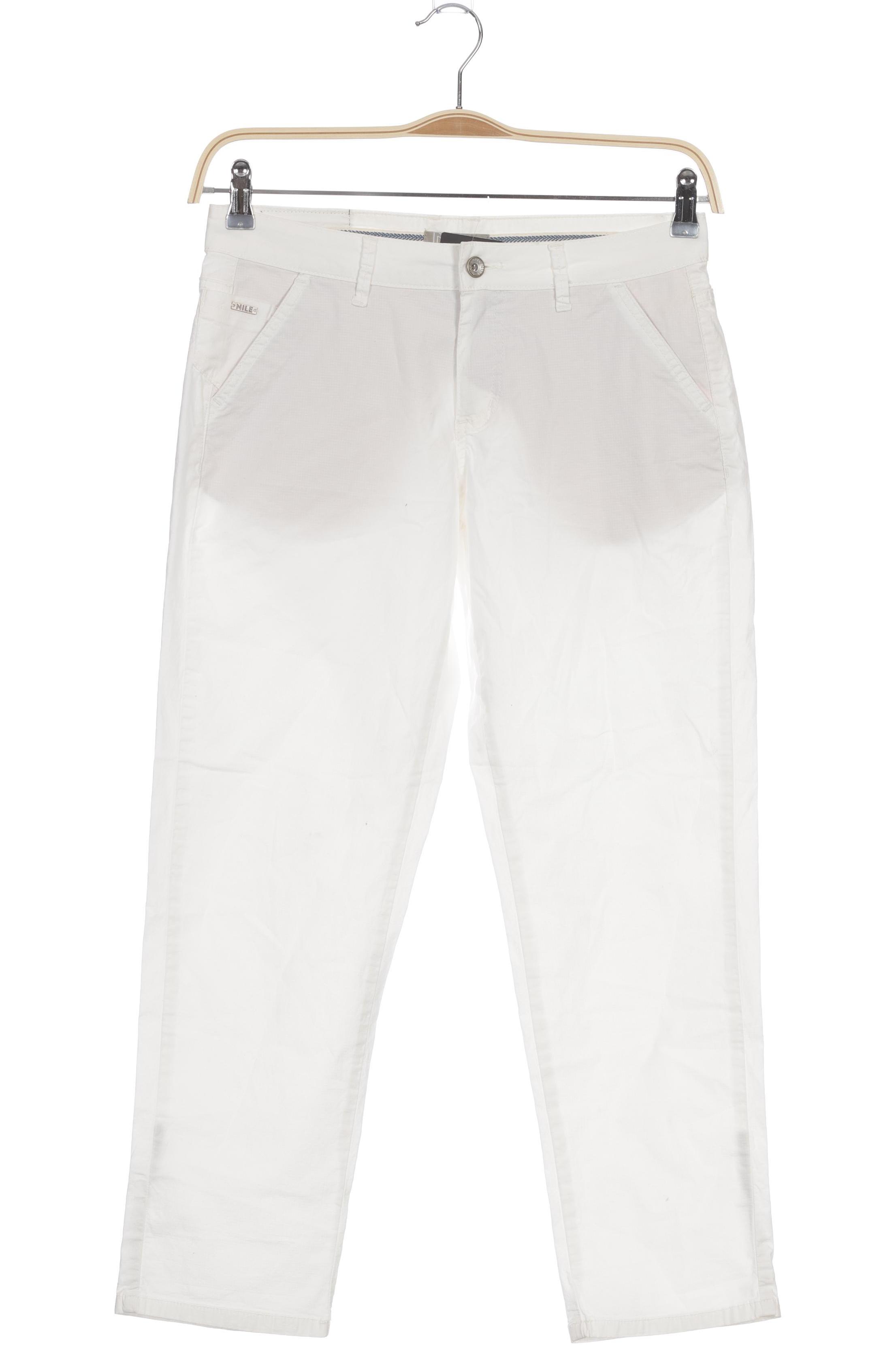 

Nile Damen Stoffhose, weiß, Gr. 0