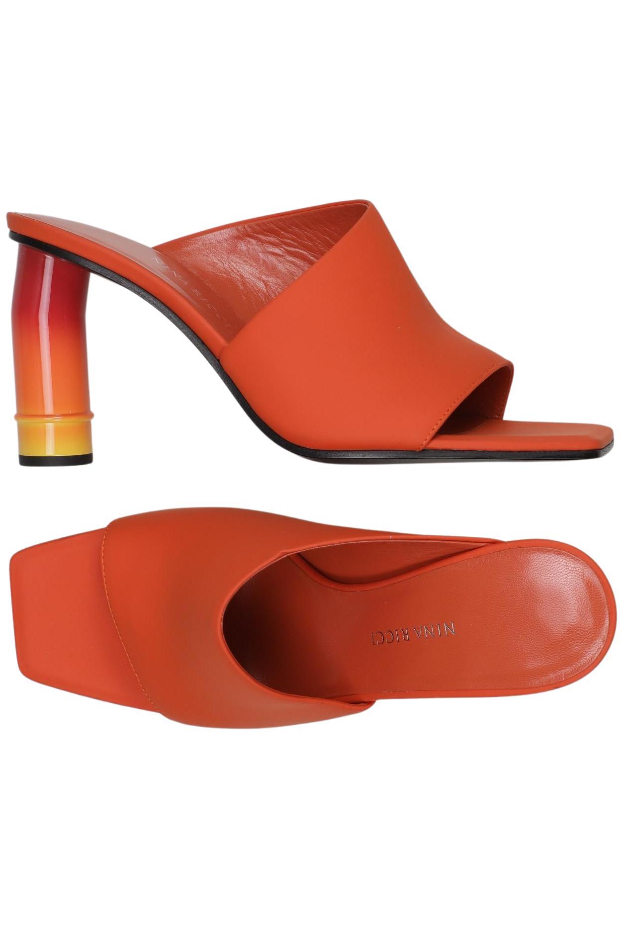 

Nina Ricci Damen Sandale, orange, Gr. 37