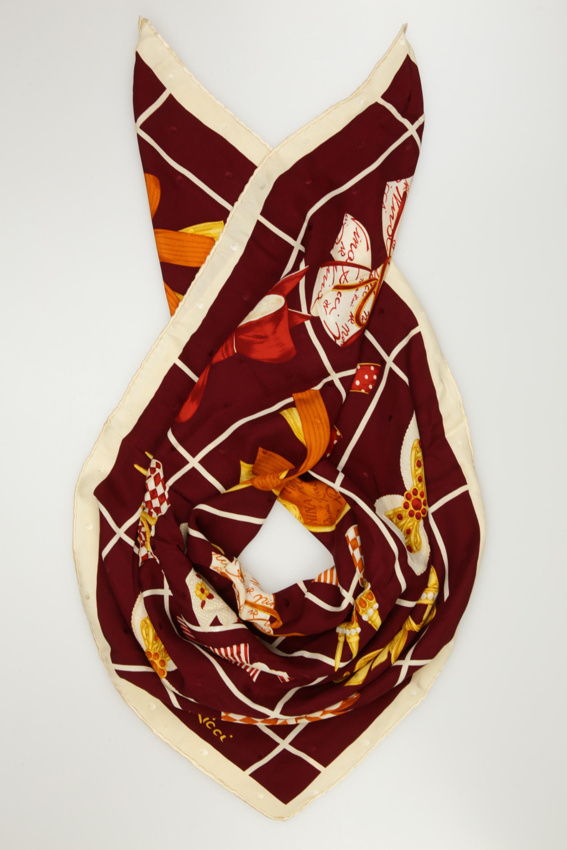 

Nina Ricci Damen Schal, mehrfarbig, Gr.