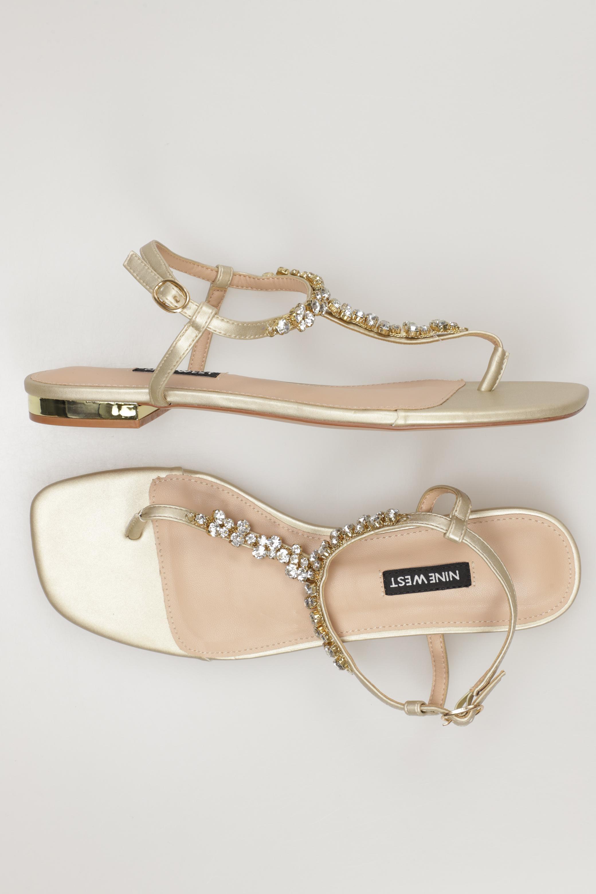

Nine West Damen Sandale, beige, Gr. 40