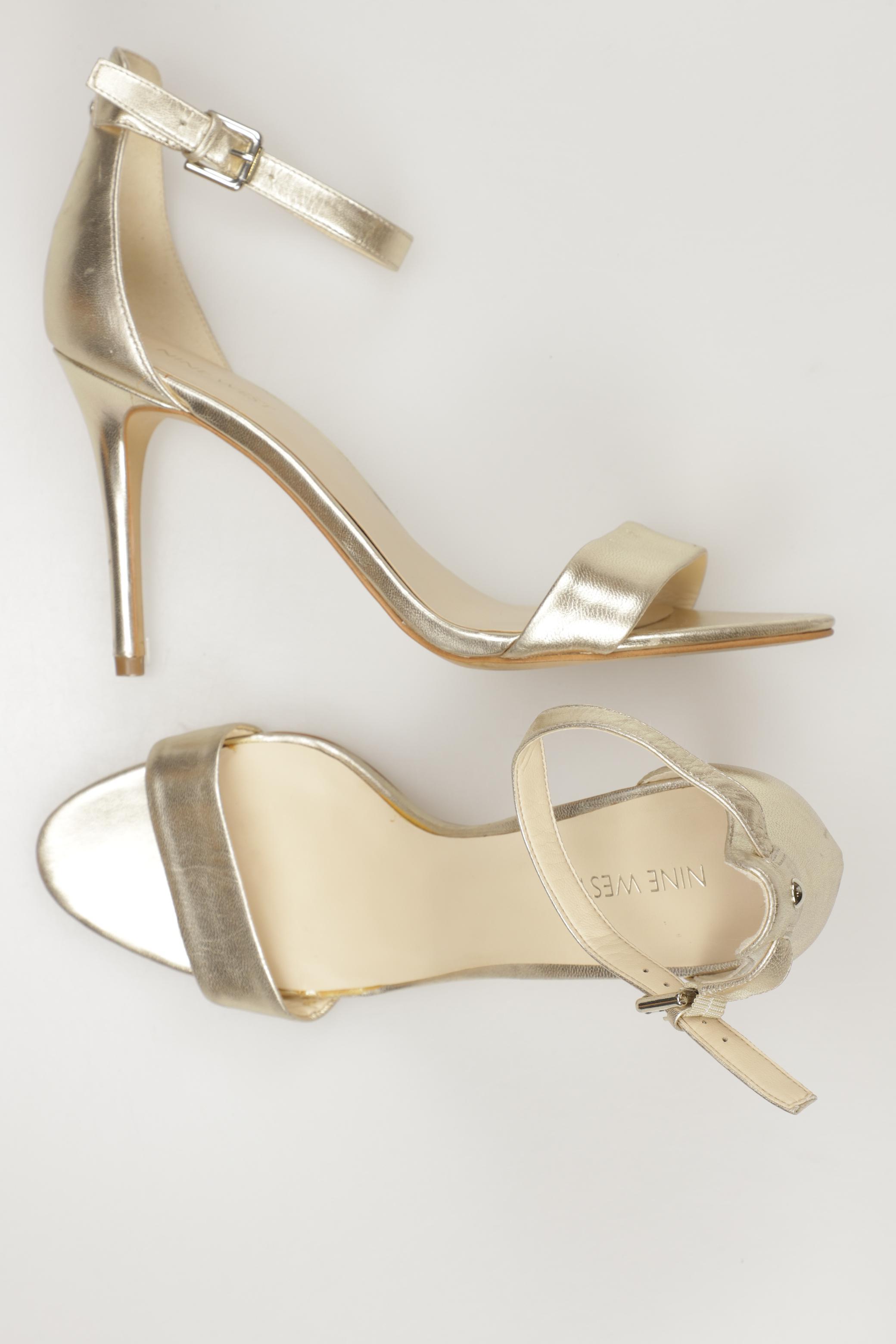

Nine West Damen Sandale, gold, Gr. 10