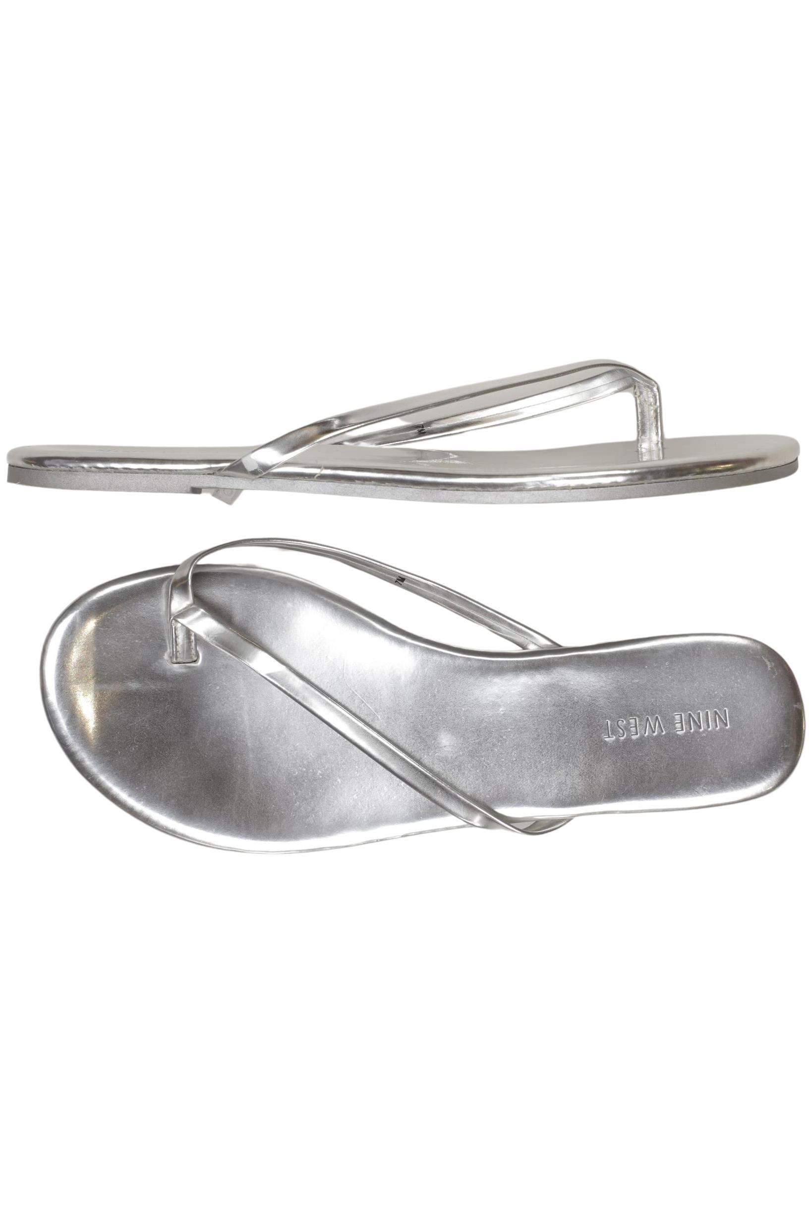 

Nine West Damen Sandale, silber, Gr. 35