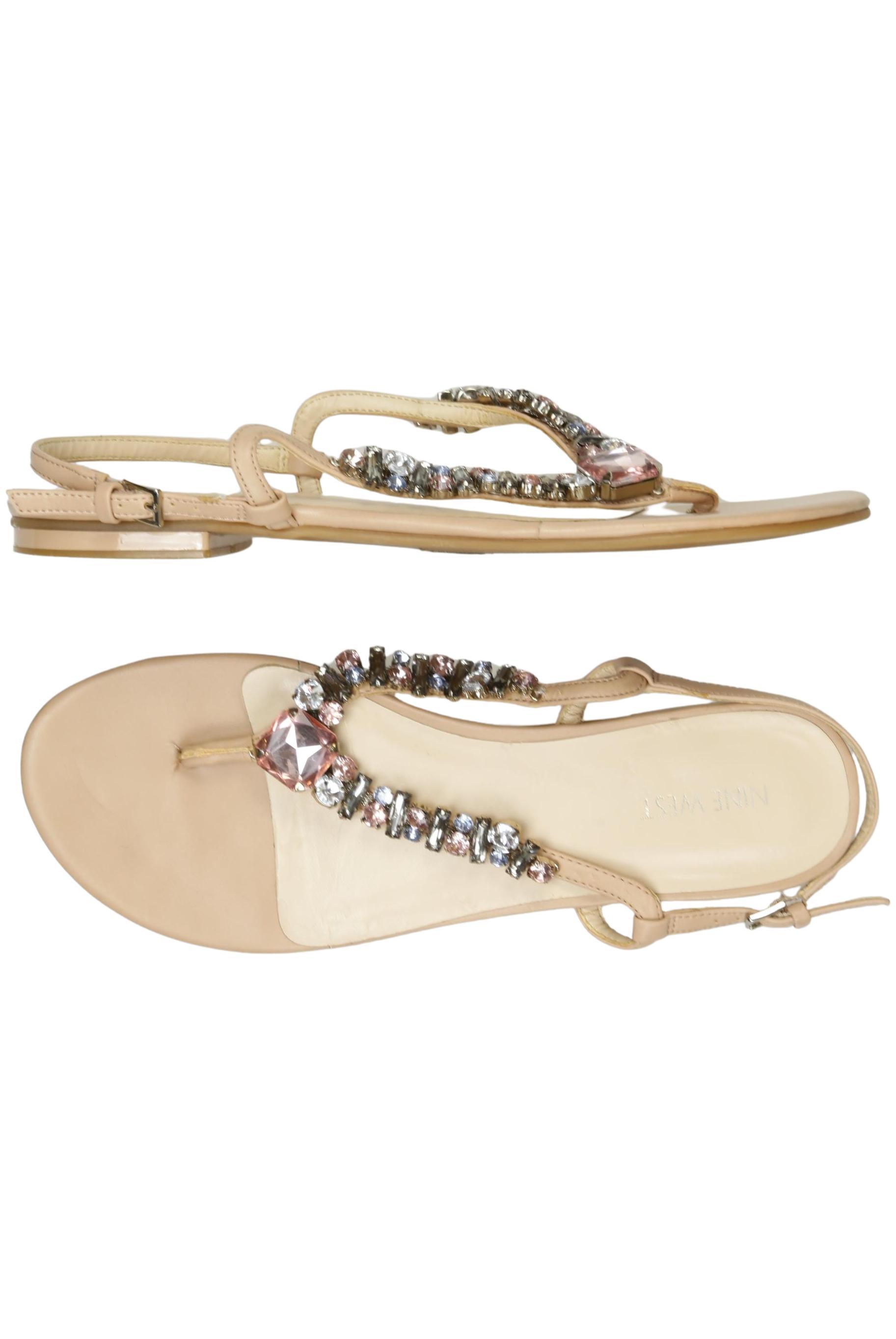 

Nine West Damen Sandale, beige, Gr. 10