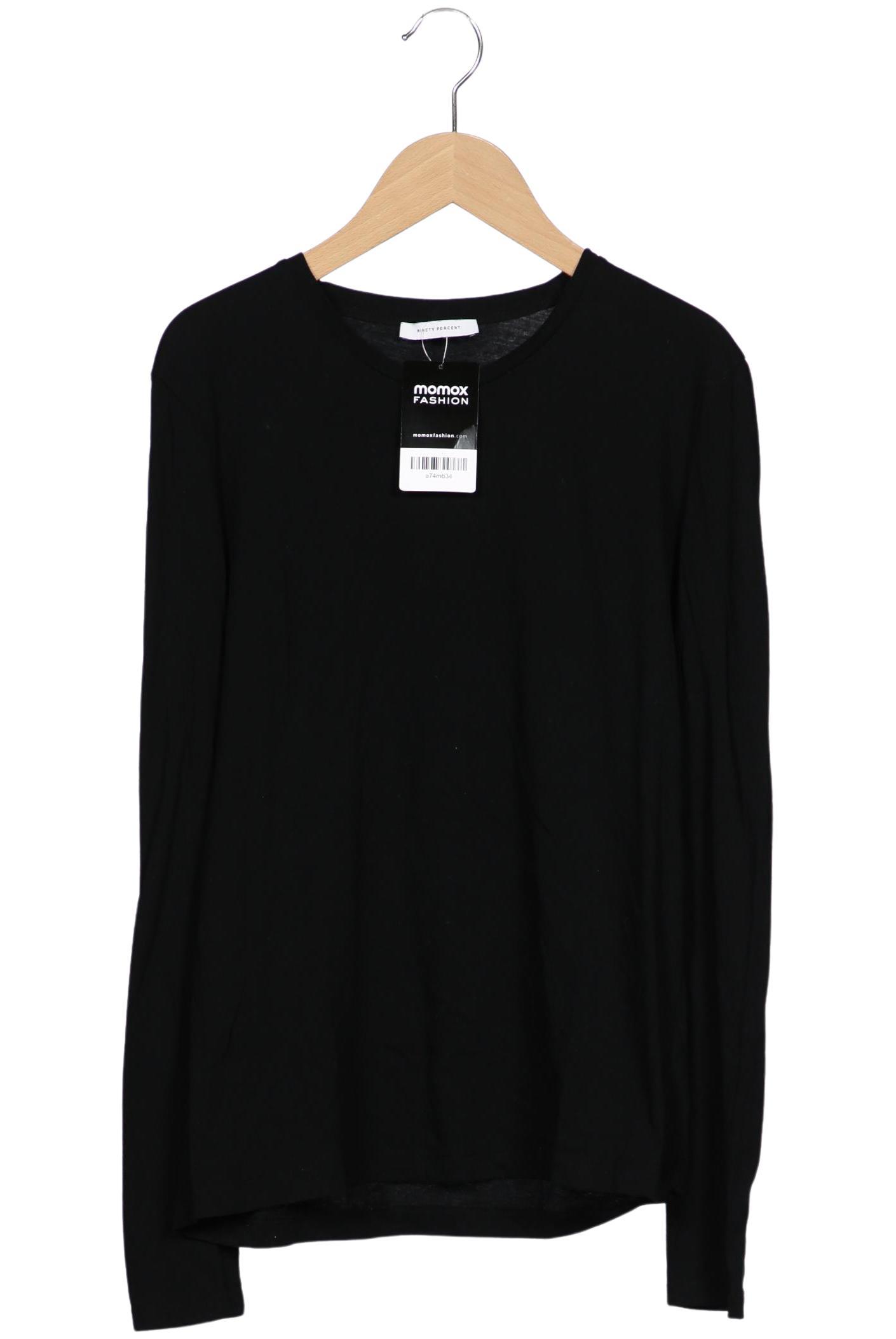 

Ninety Percent Damen Langarmshirt, schwarz, Gr. 36