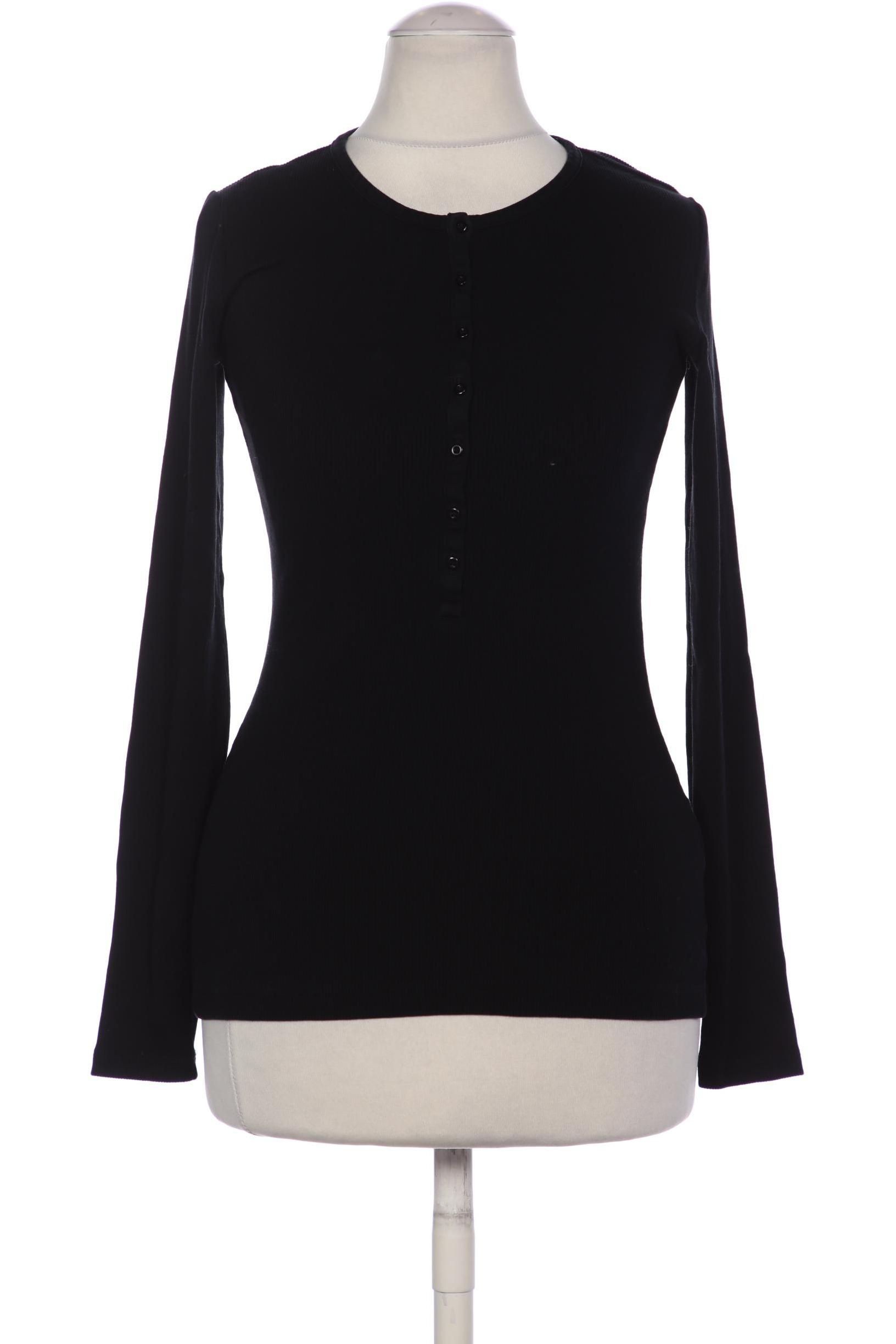 Thumbnail - Ninety Percent Damen Langarmshirt, schwarz, Gr. 34