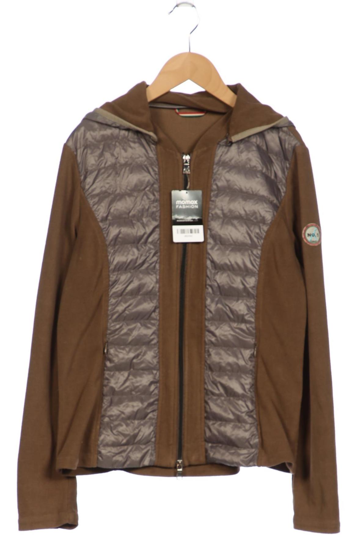 

No.1 Como Damen Kapuzenpullover, braun, Gr. 44