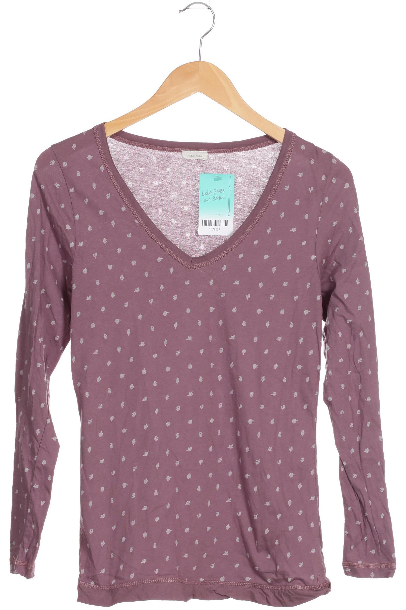 

Noa Noa Damen Langarmshirt, lila, Gr.