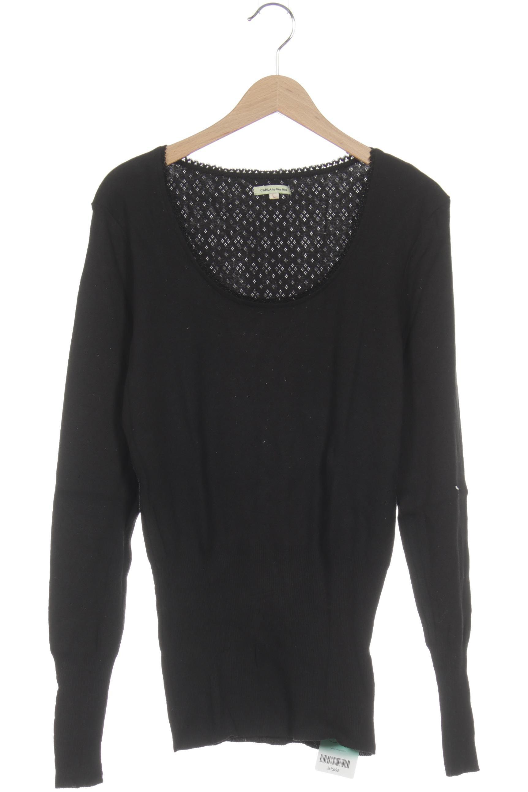 

Noa Noa Damen Langarmshirt, schwarz, Gr.