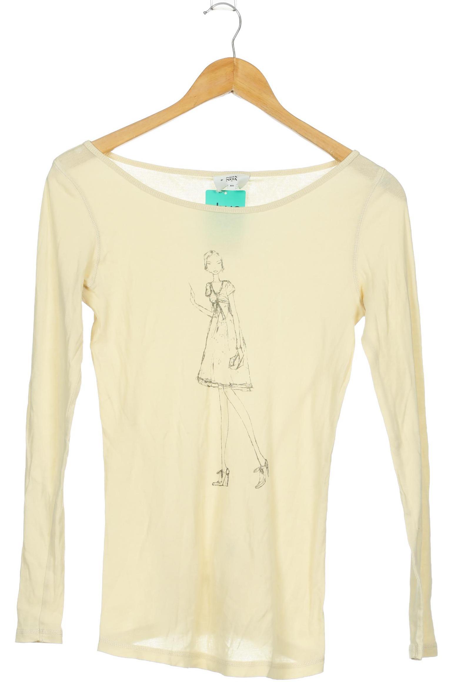 

Noa Noa Damen Langarmshirt, gelb, Gr.