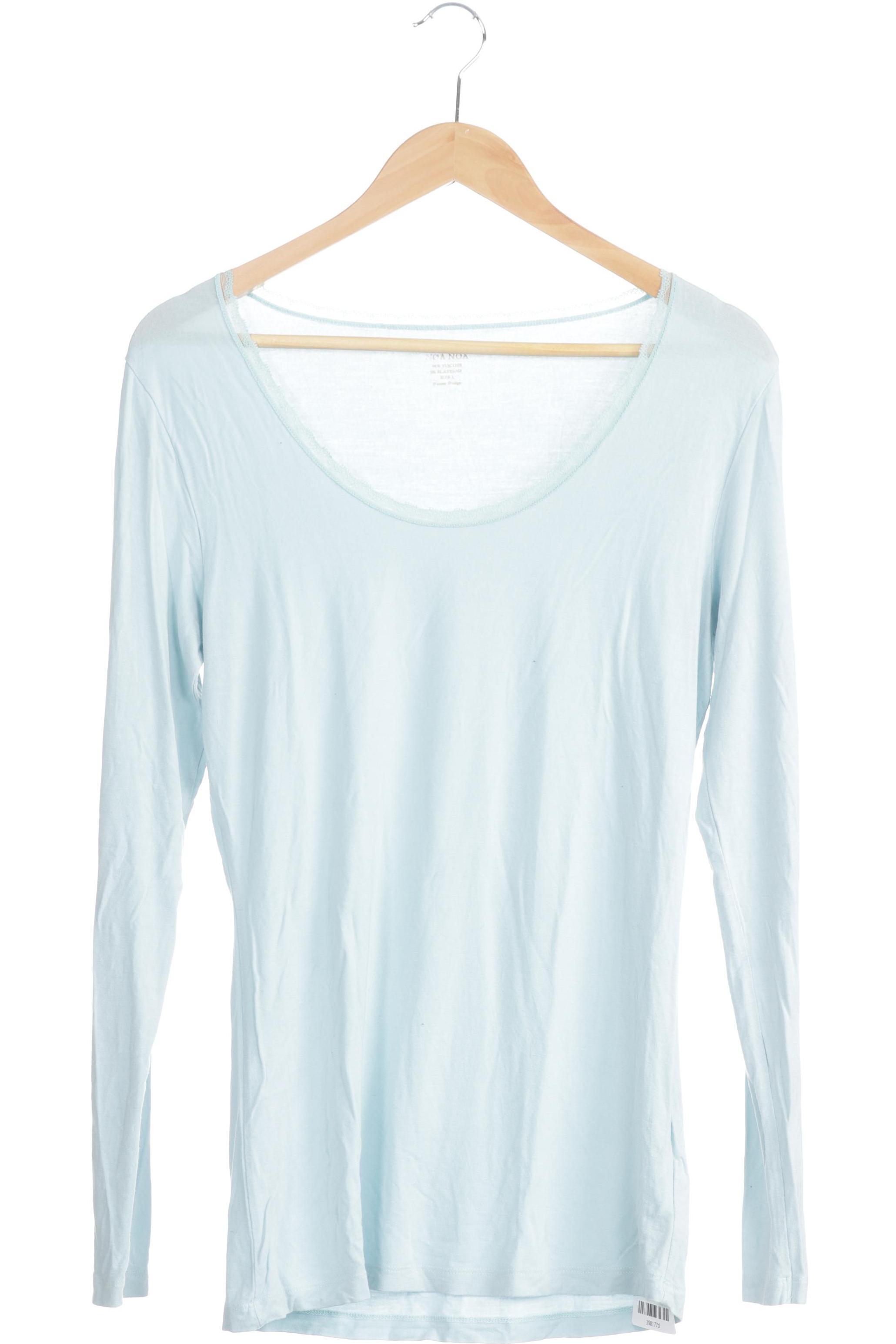 

Noa Noa Damen Langarmshirt, blau, Gr.