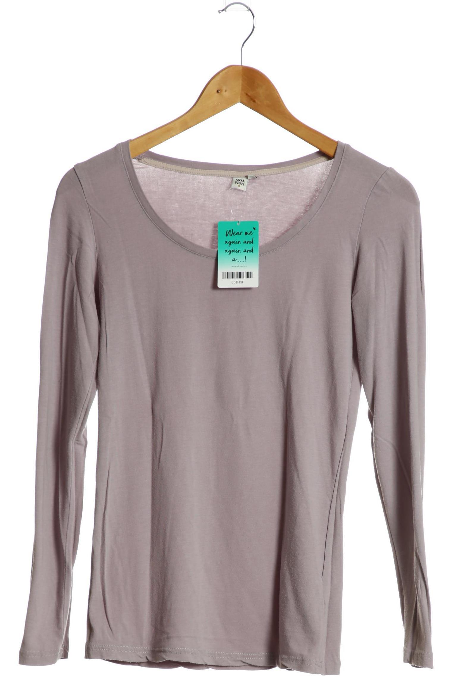 

Noa Noa Damen Langarmshirt, grau, Gr.