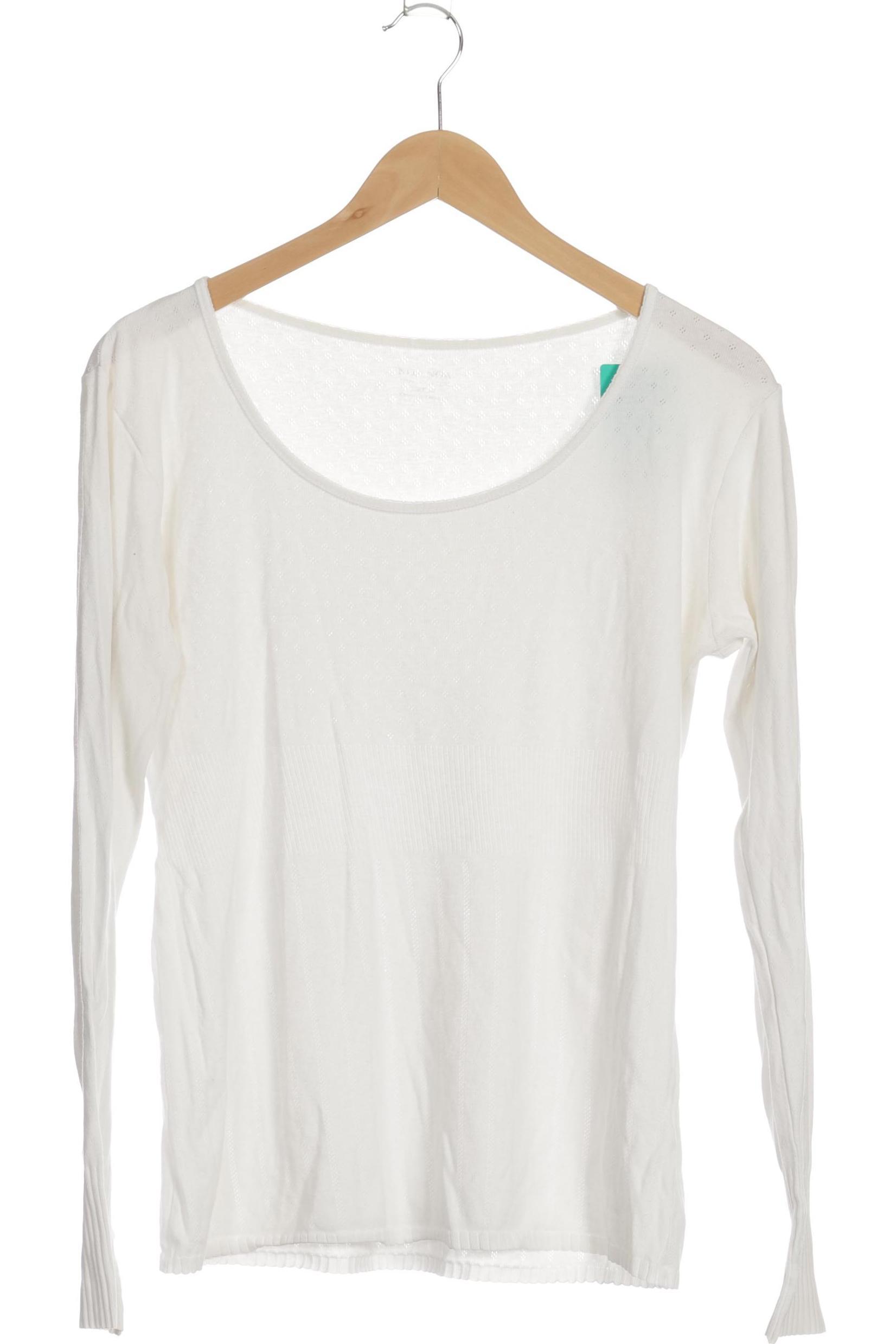 

Noa Noa Damen Langarmshirt, weiß, Gr.