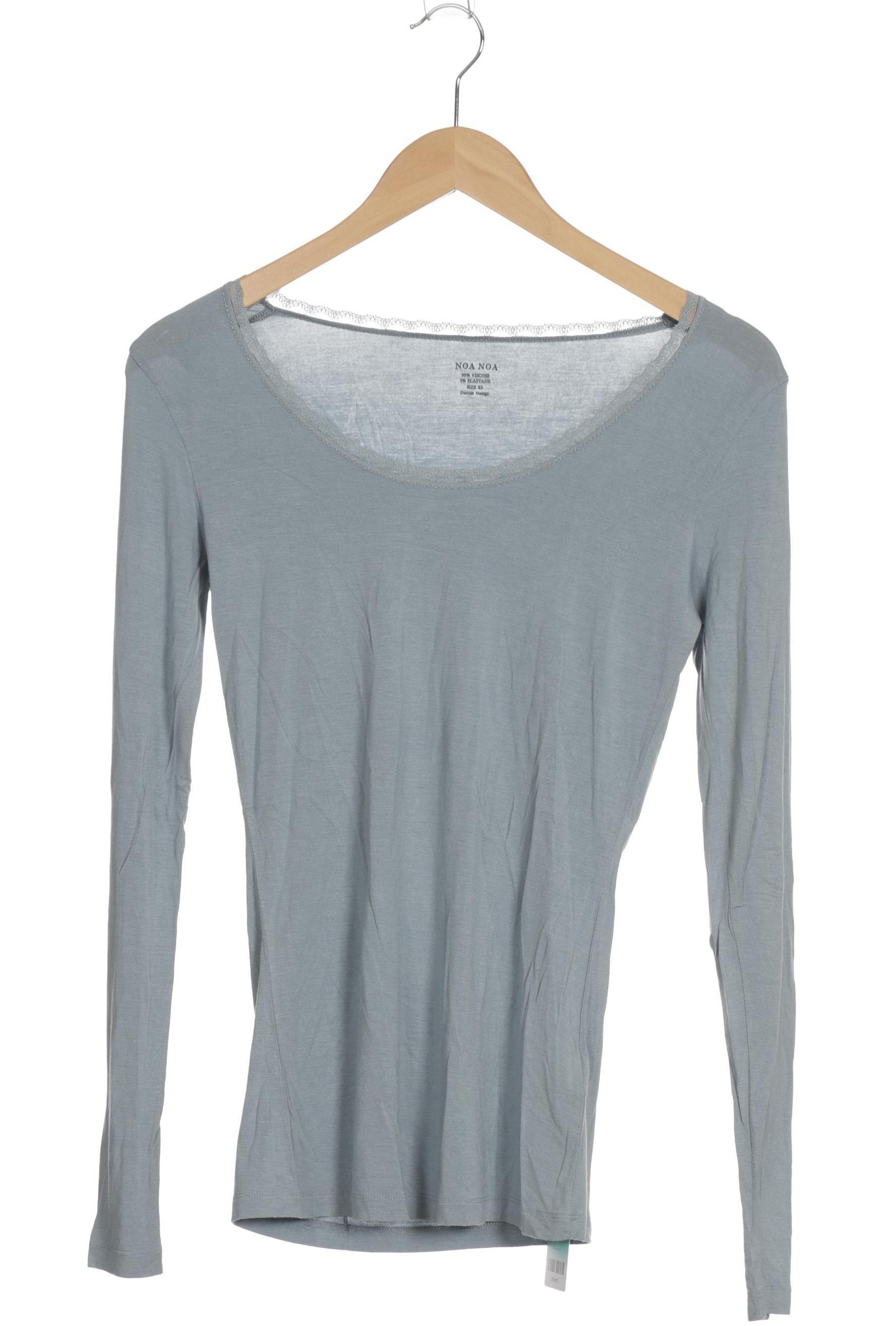 

Noa Noa Damen Langarmshirt, grau, Gr.