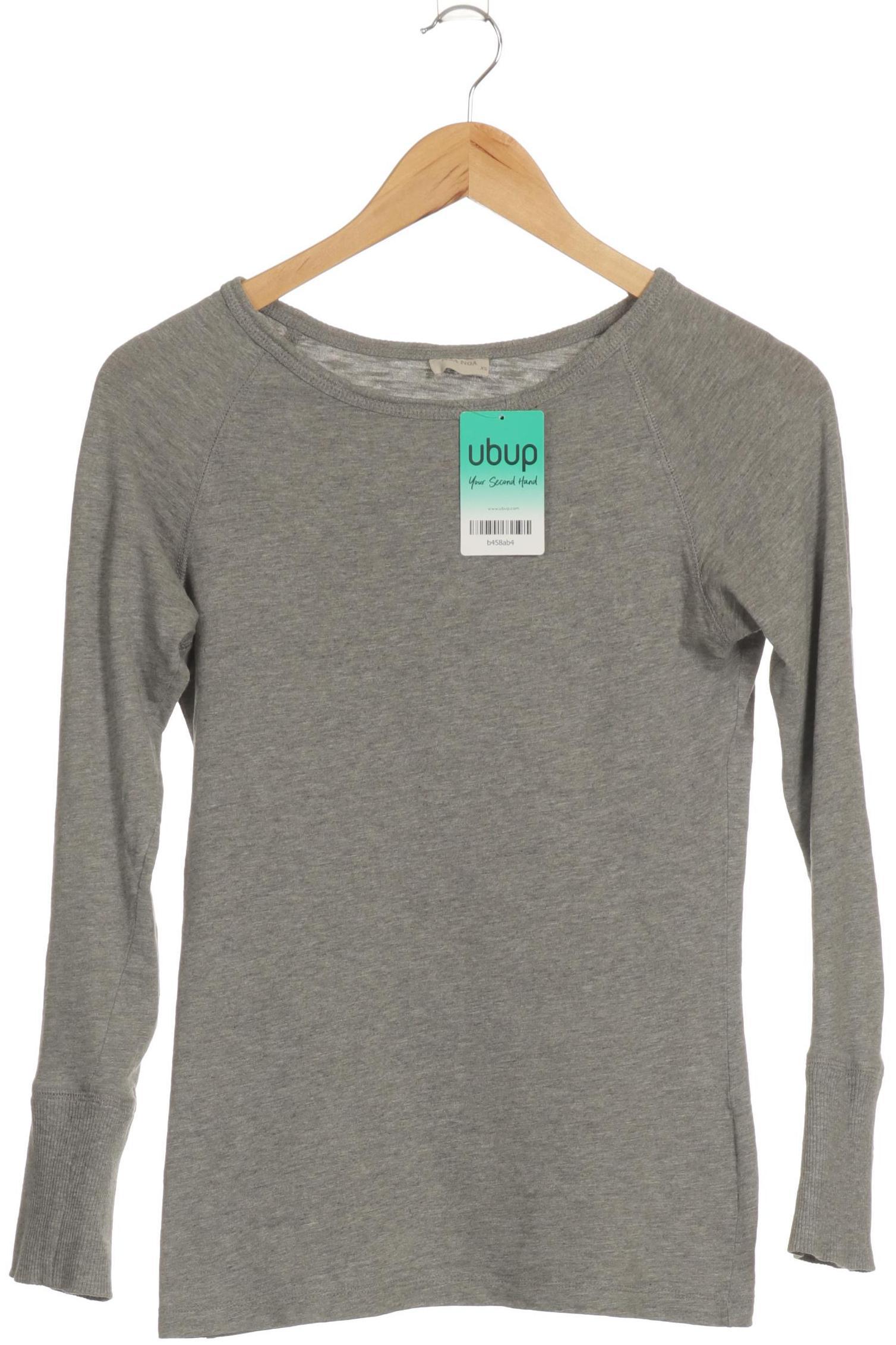 

Noa Noa Damen Langarmshirt, grau, Gr.