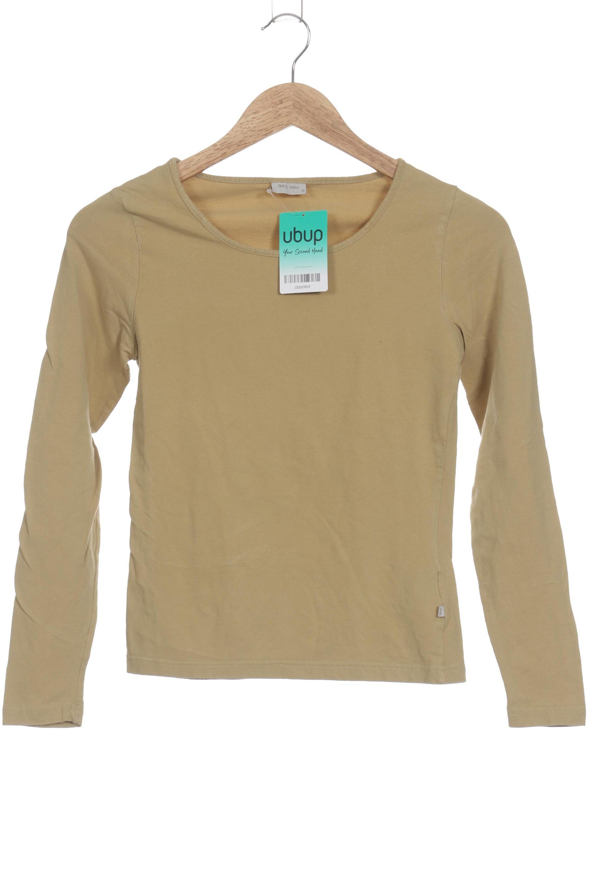 

Noa Noa Damen Langarmshirt, beige, Gr.