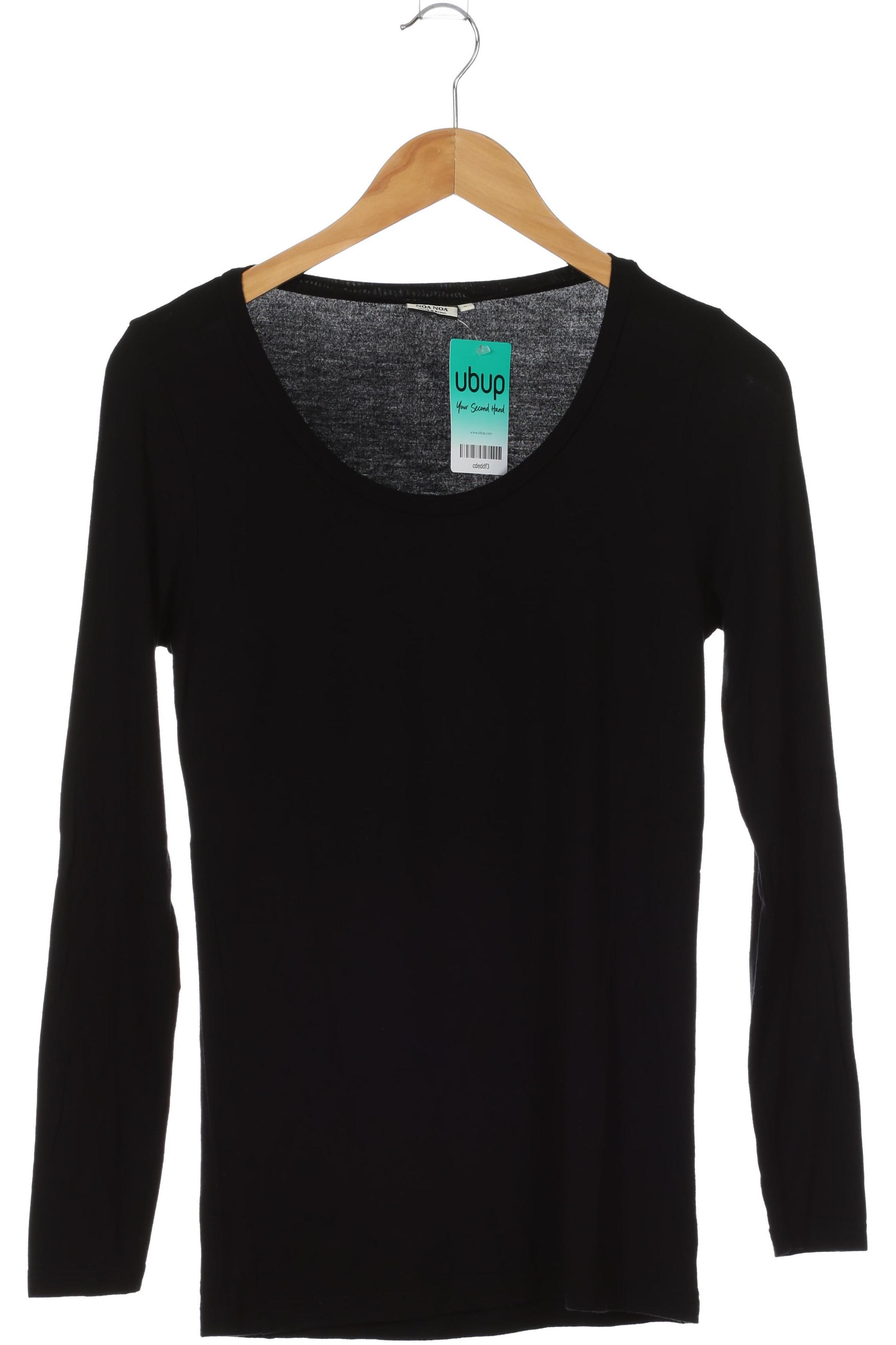 

Noa Noa Damen Langarmshirt, schwarz, Gr.