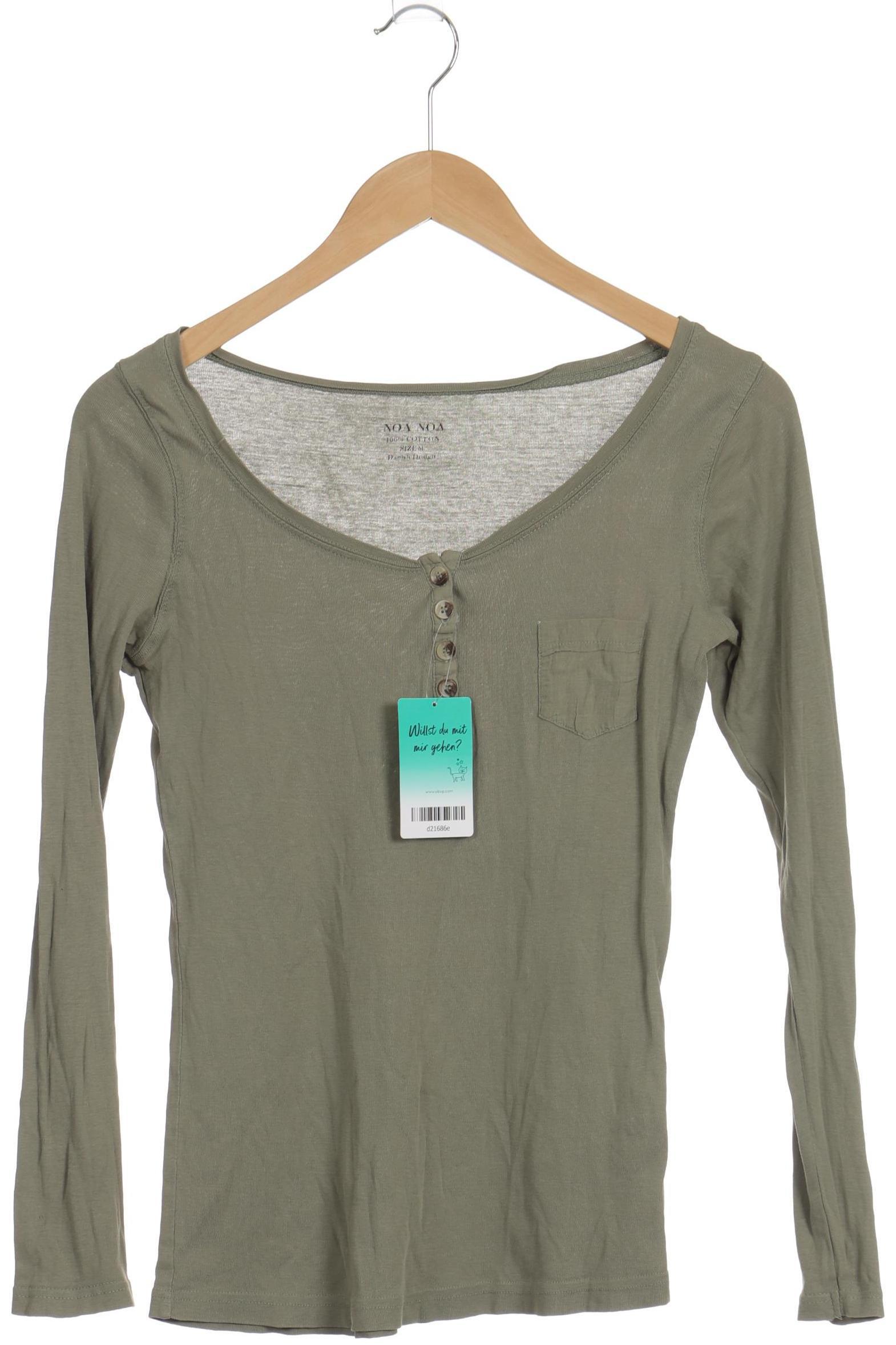 

Noa Noa Damen Langarmshirt, grün, Gr.