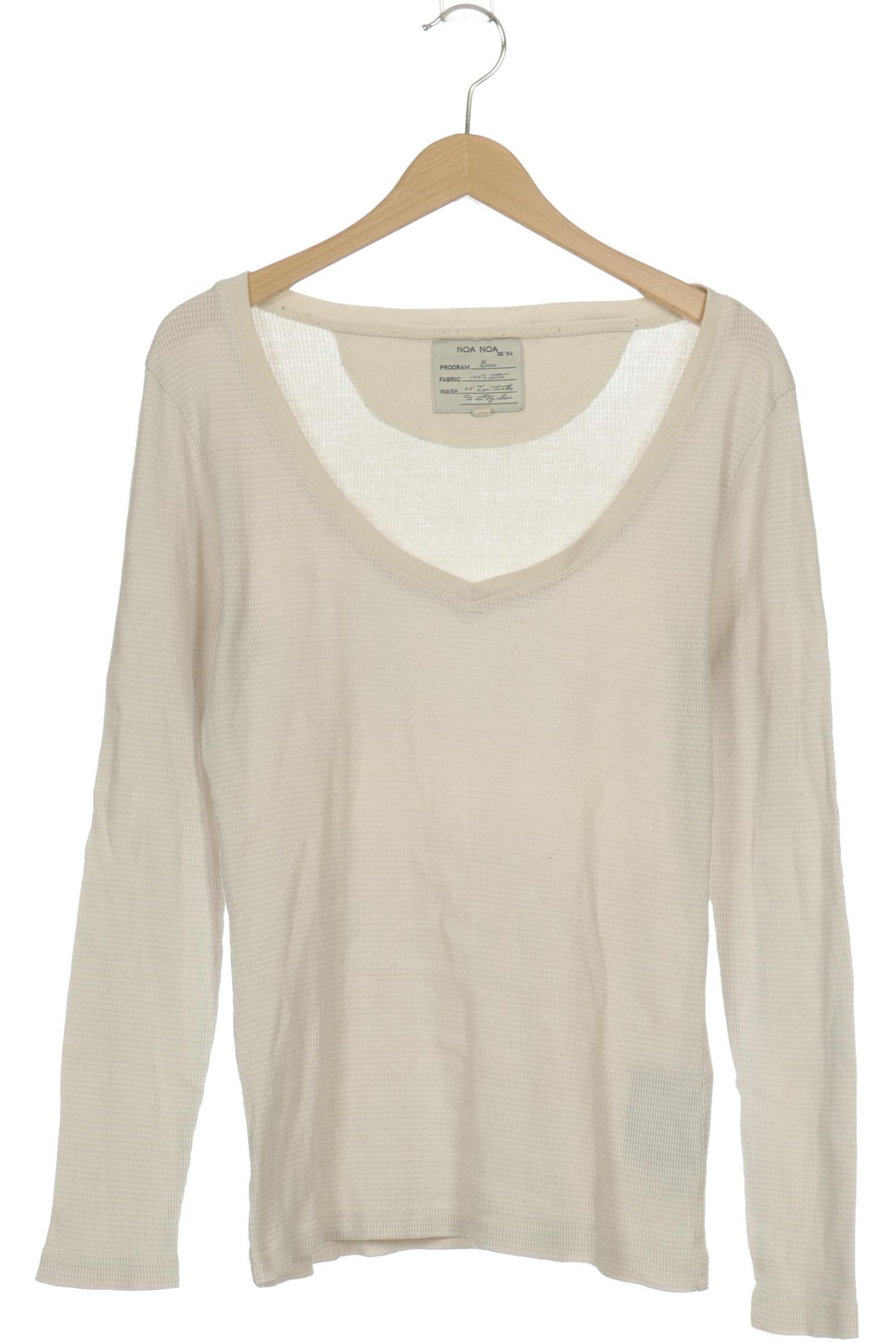 

Noa Noa Damen Langarmshirt, beige, Gr.