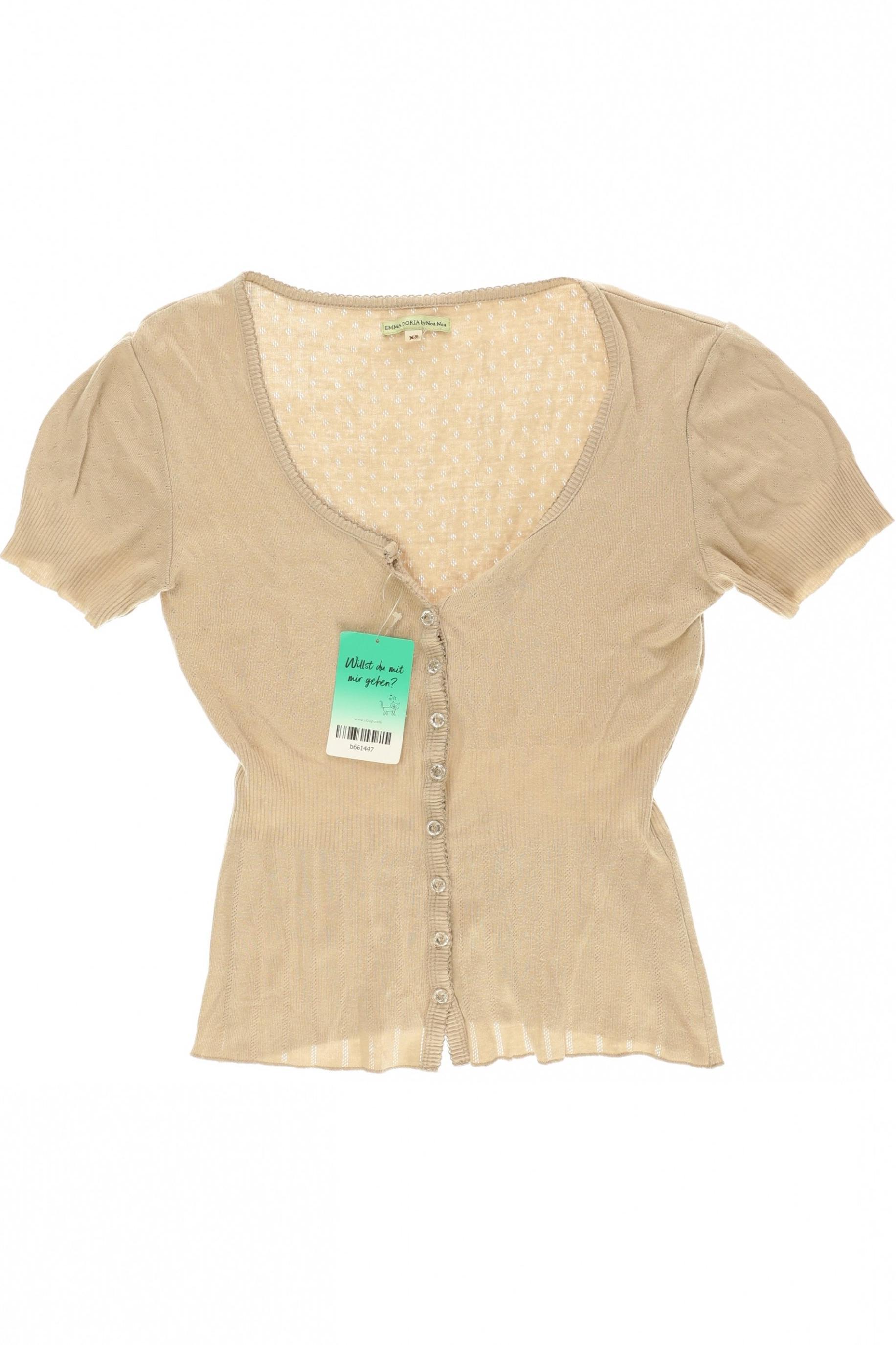 

Noa Noa Damen Strickjacke, beige, Gr.