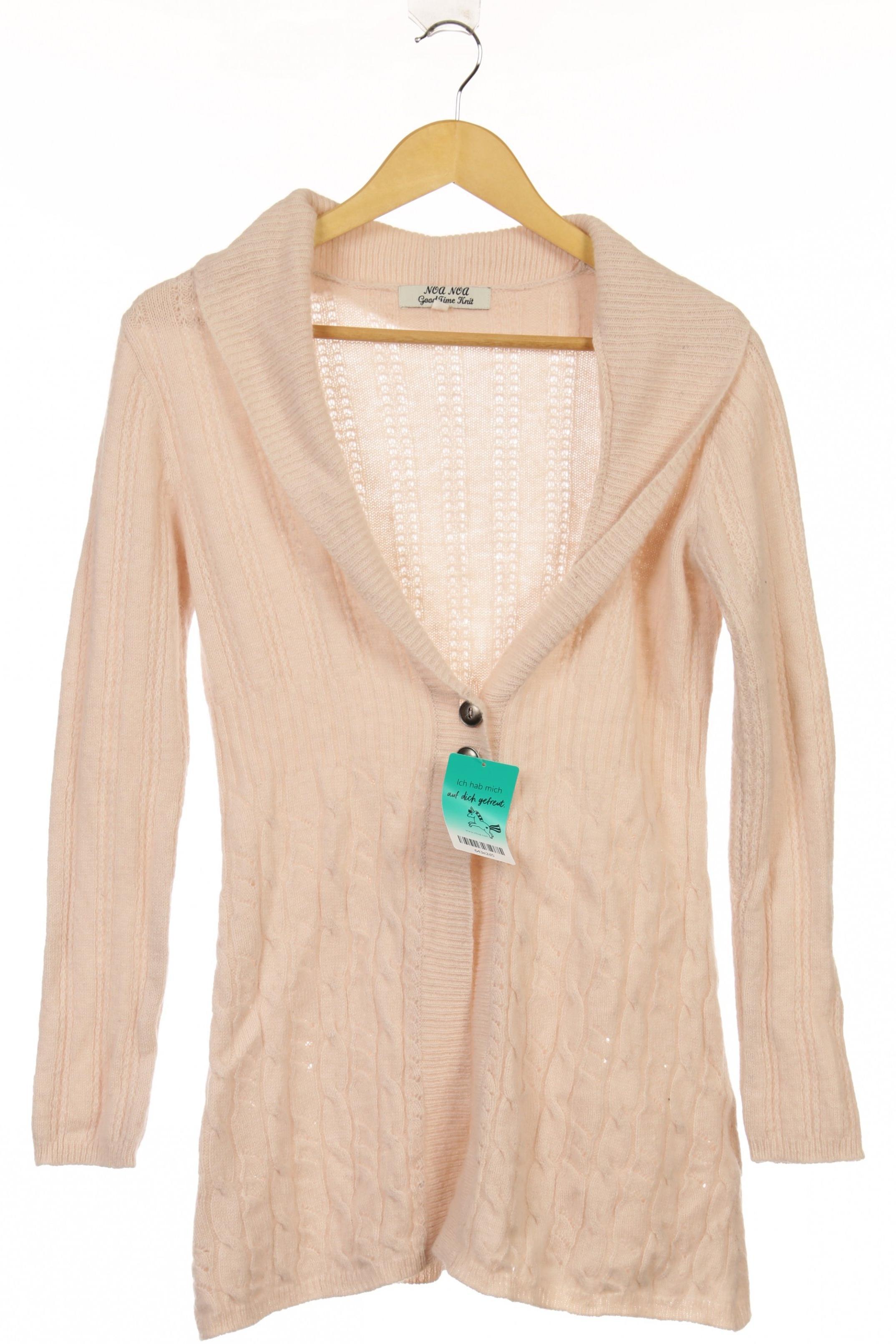 

Noa Noa Damen Strickjacke, beige, Gr.