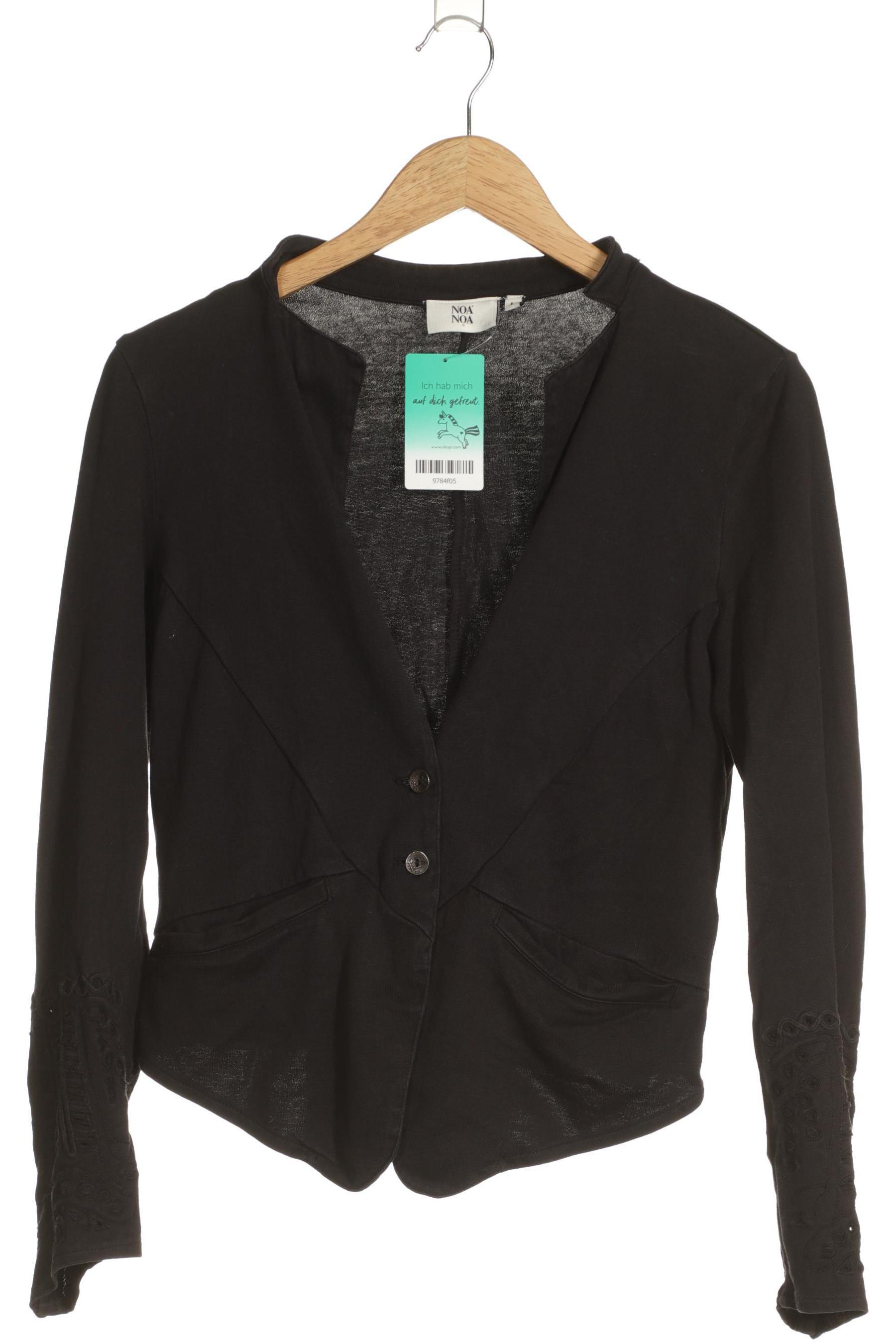 

Noa Noa Damen Strickjacke, schwarz, Gr.