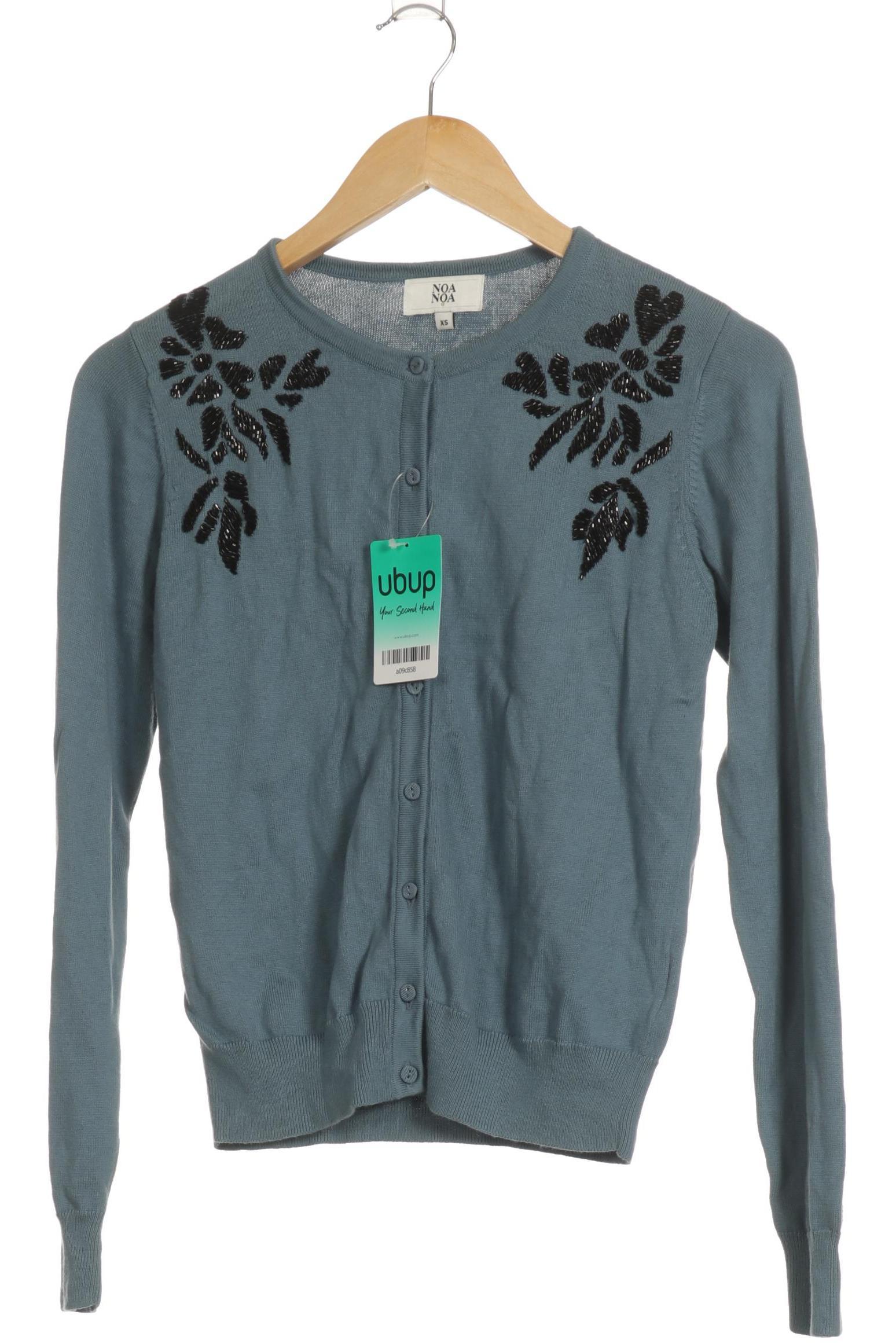 

Noa Noa Damen Strickjacke, blau, Gr.