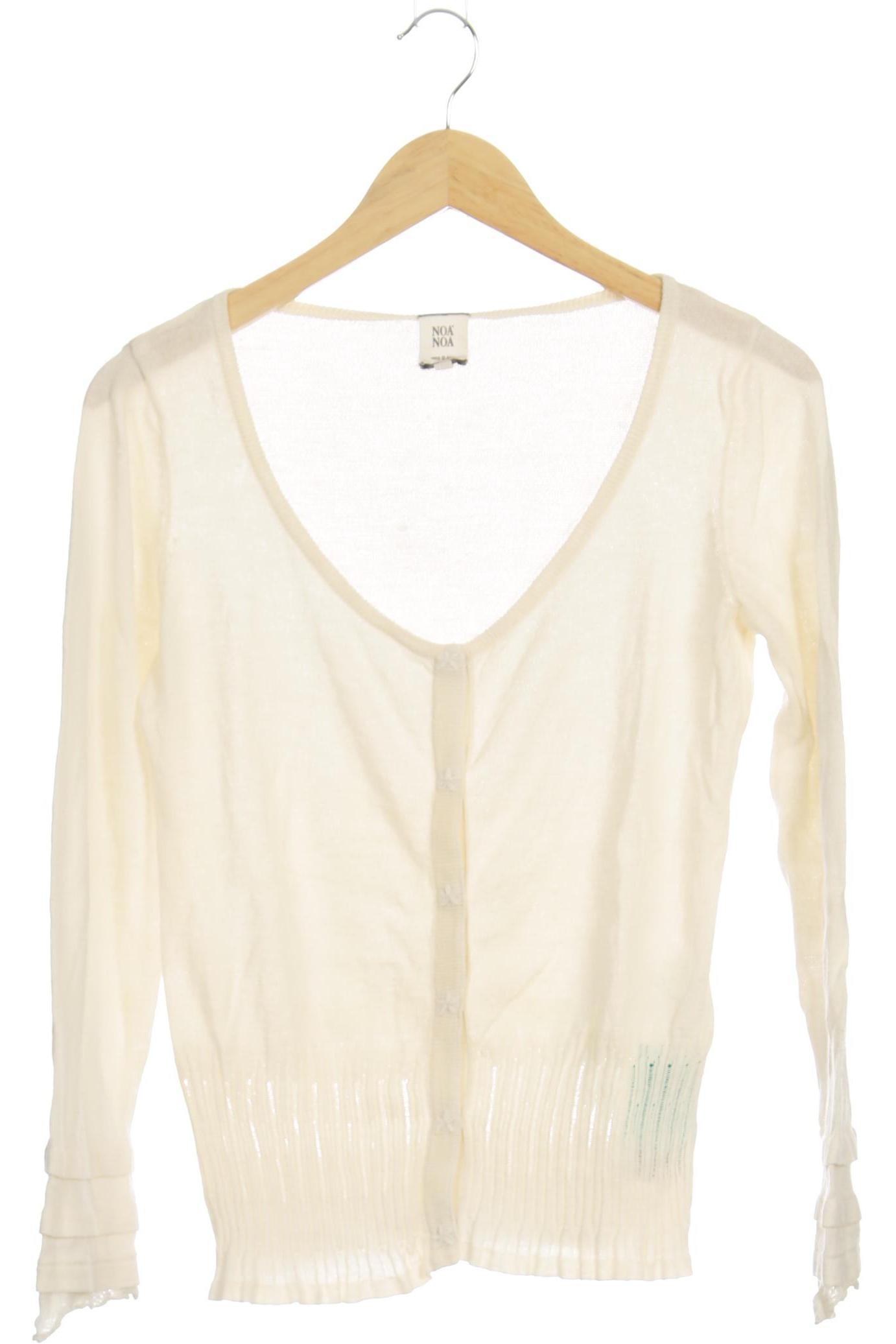 

Noa Noa Damen Strickjacke, weiß, Gr.