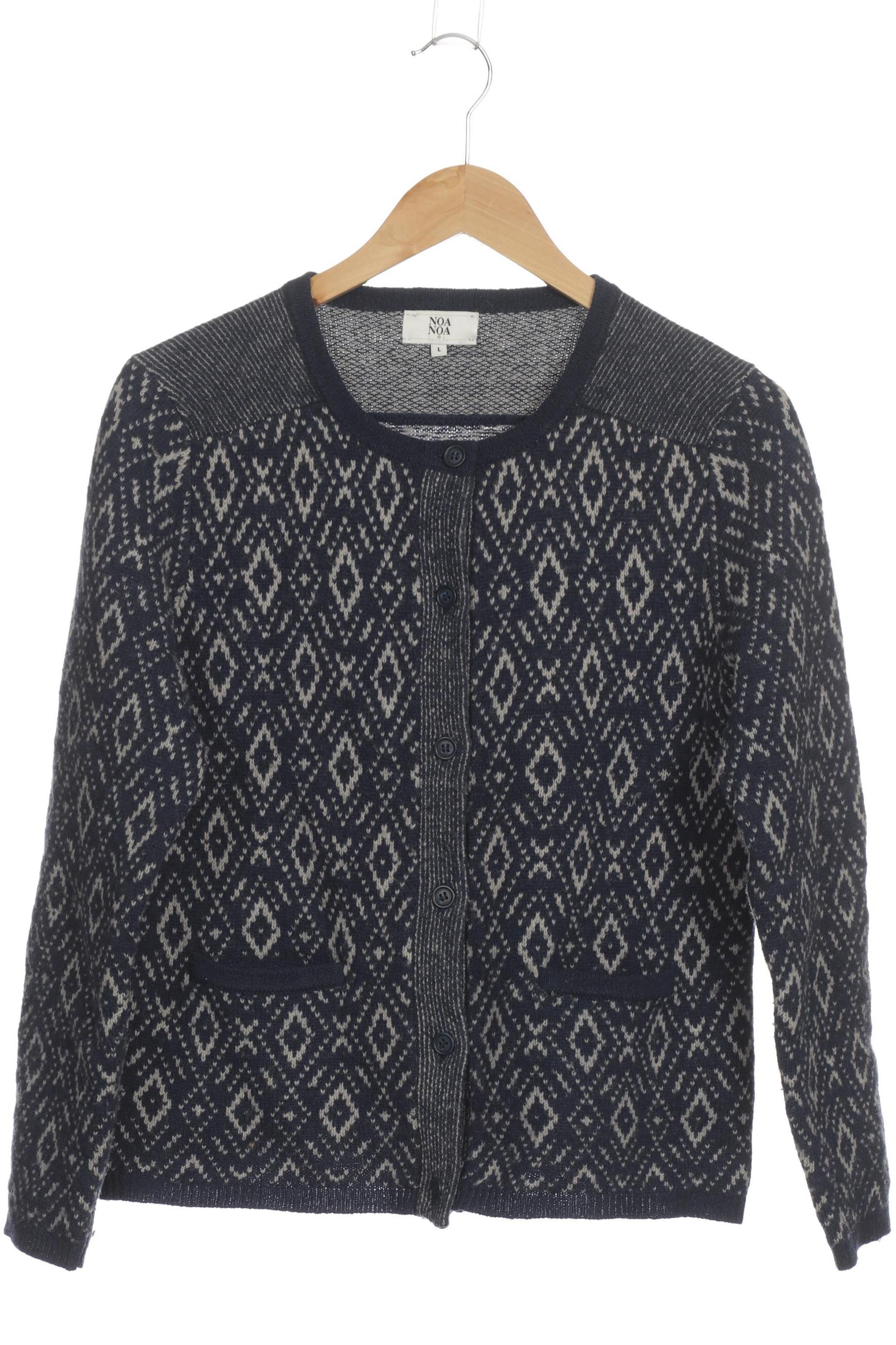 

Noa Noa Damen Strickjacke, blau, Gr.