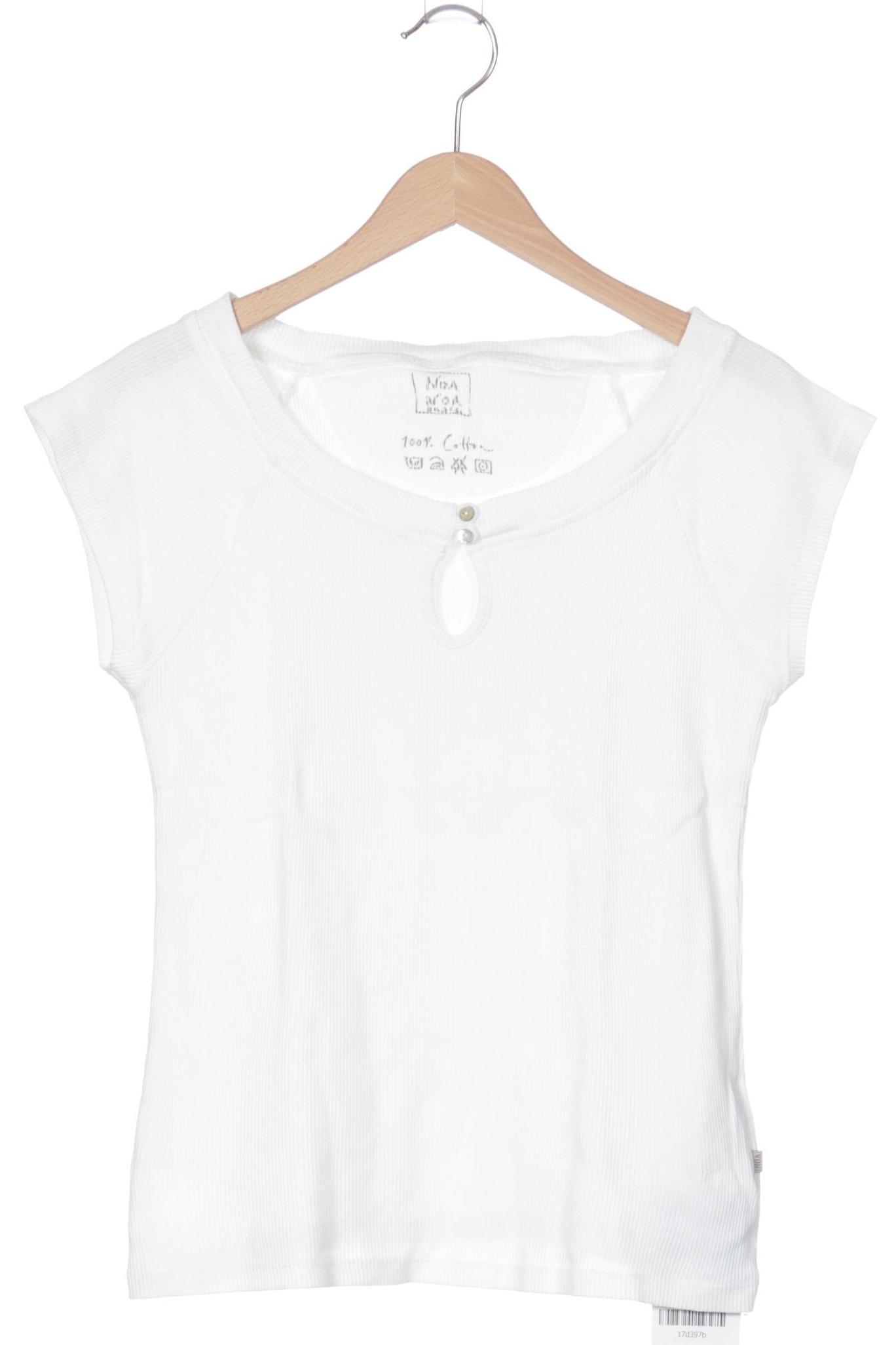 

Noa Noa Damen T-Shirt, weiß, Gr.