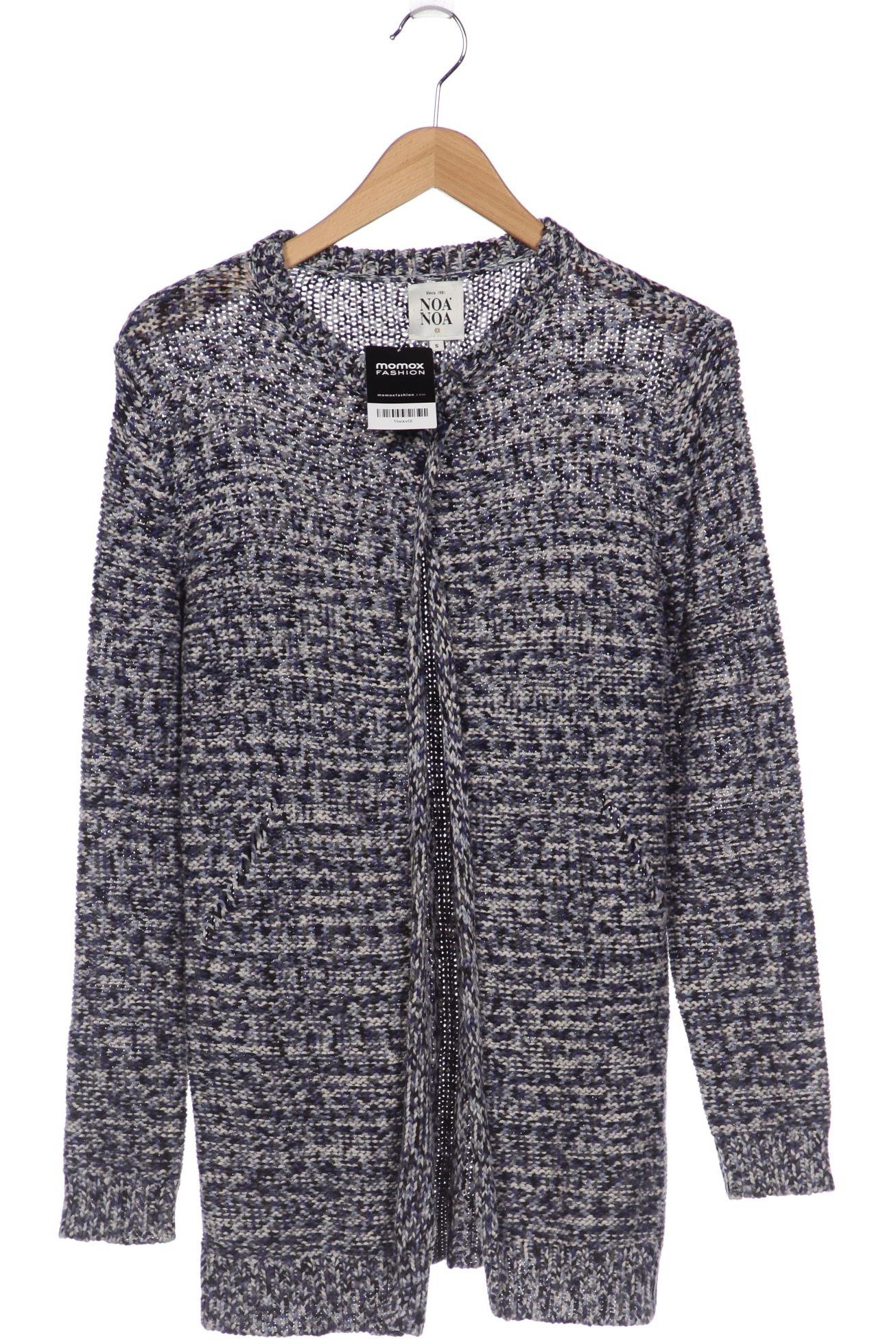 

Noa Noa Damen Strickjacke, blau, Gr. 36
