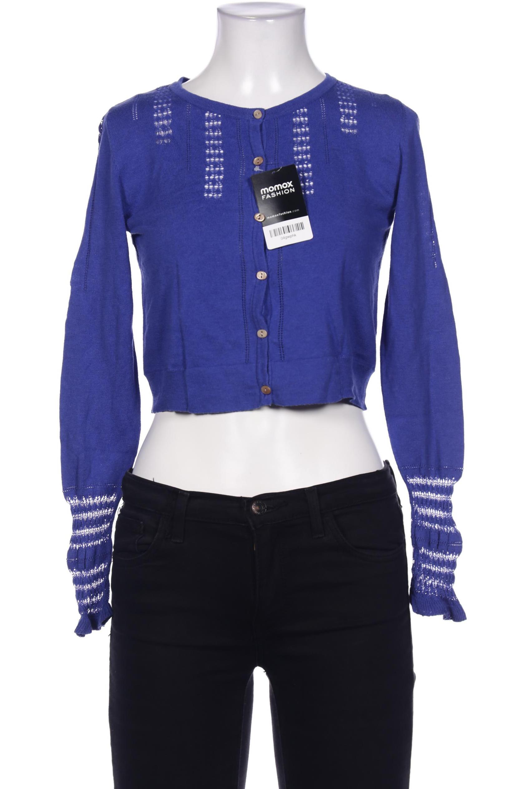

Noa Noa Damen Strickjacke, blau, Gr. 34
