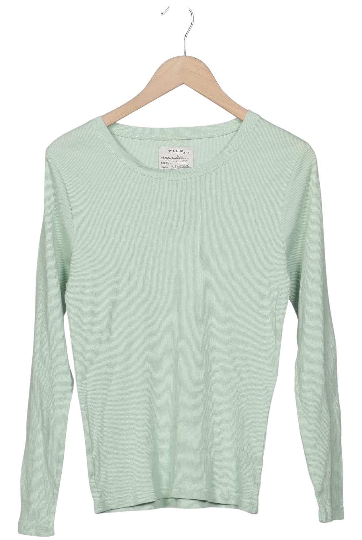

Noa Noa Damen Langarmshirt, hellgrün, Gr. 44