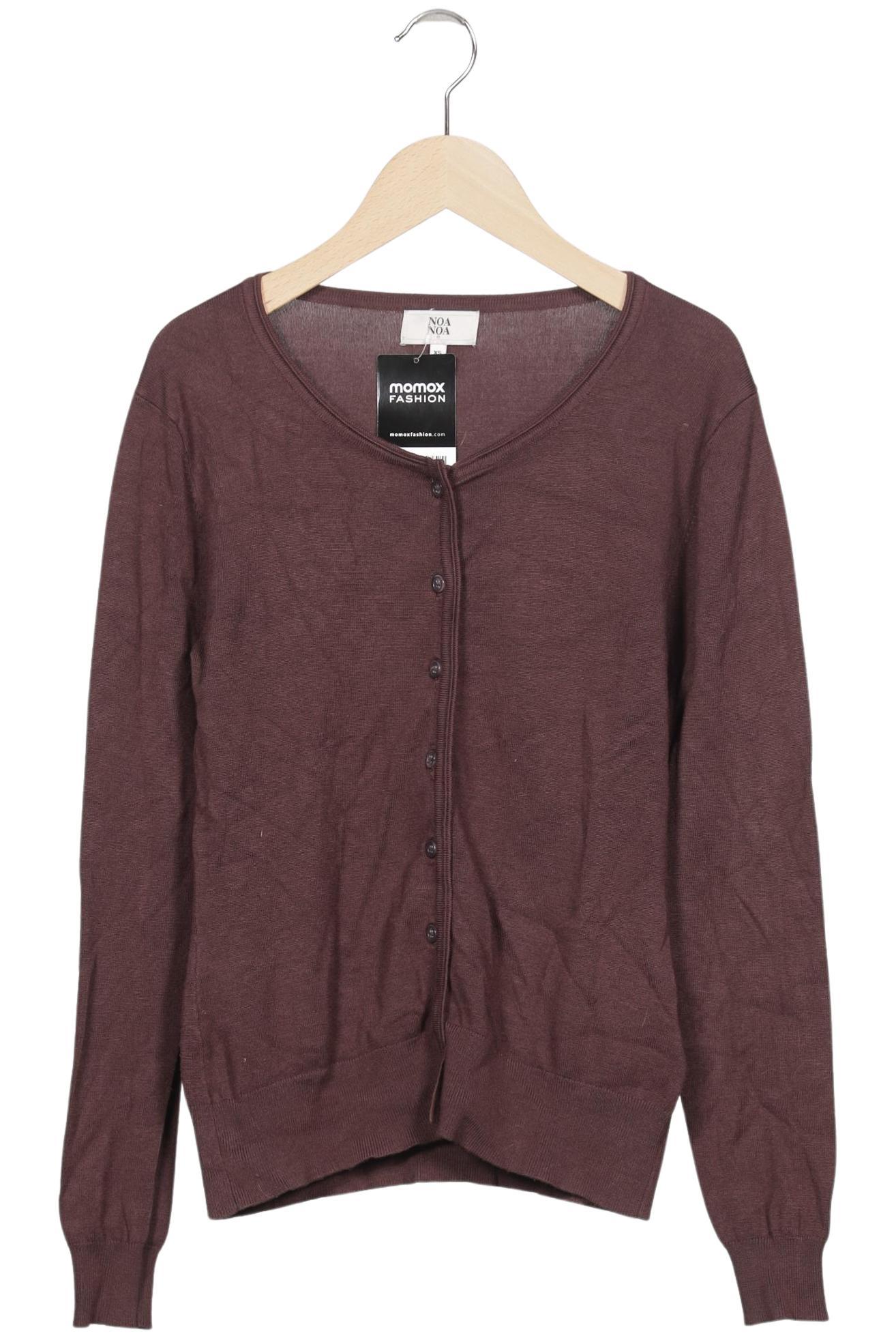 

Noa Noa Damen Strickjacke, bordeaux, Gr. 34