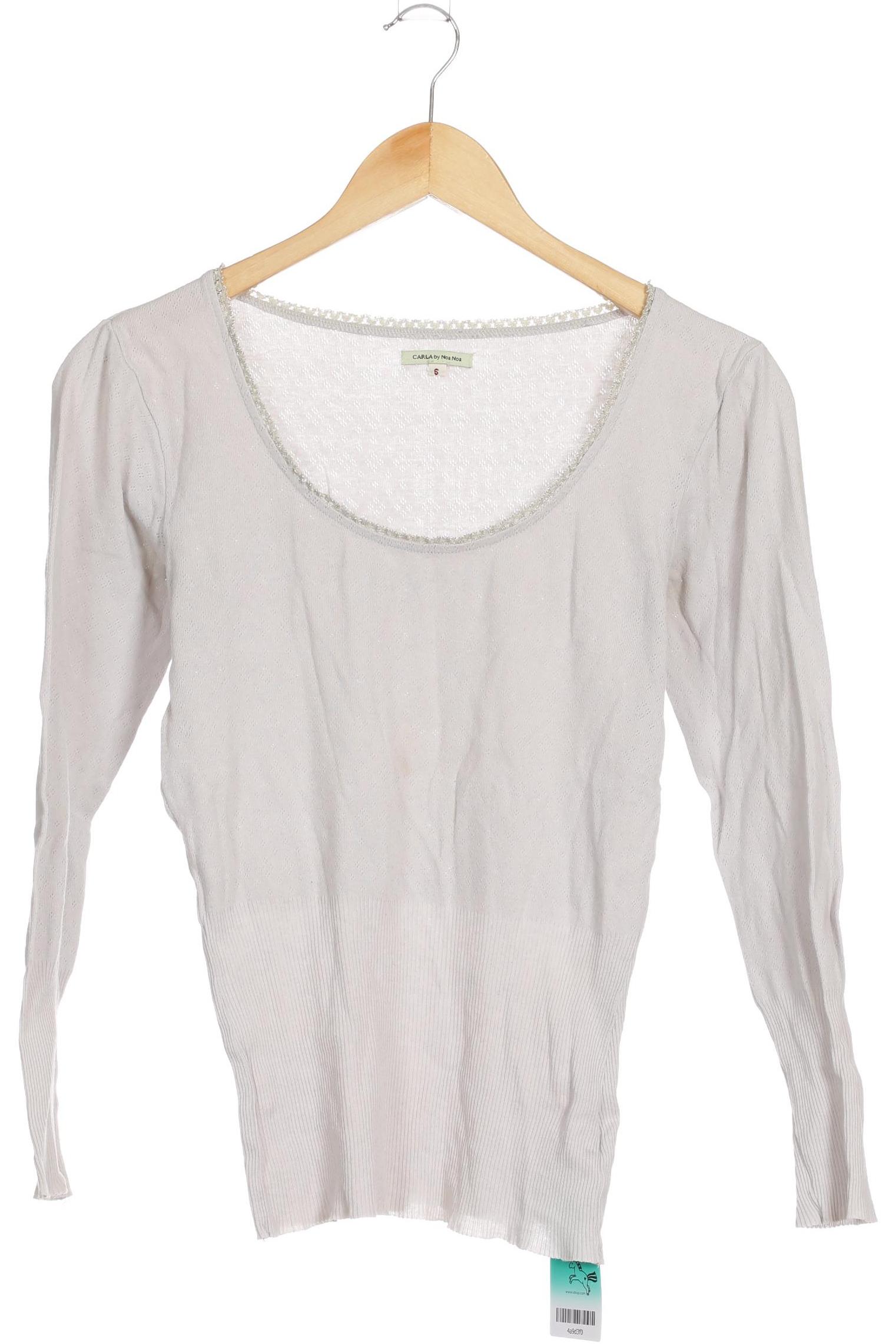 

Noa Noa Damen Langarmshirt, grau, Gr.