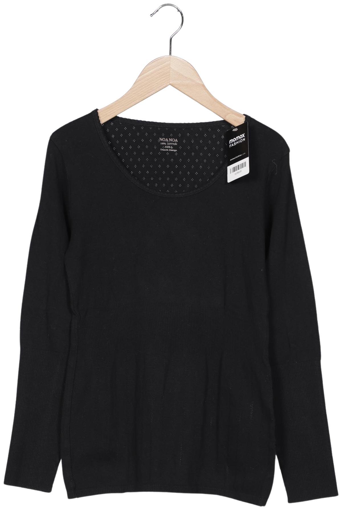 

Noa Noa Damen Langarmshirt, schwarz, Gr. 42