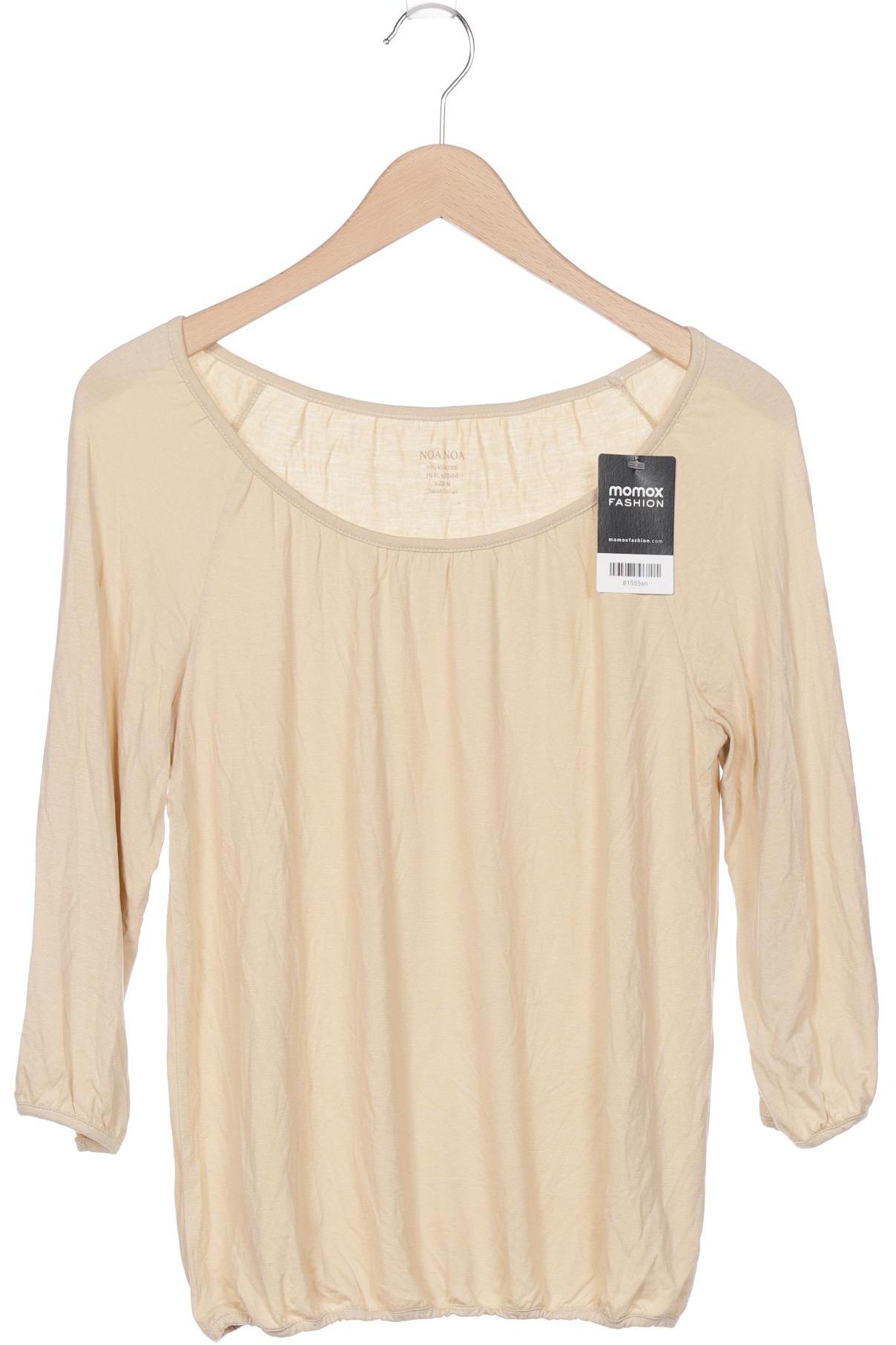 

Noa Noa Damen Langarmshirt, beige, Gr. 38
