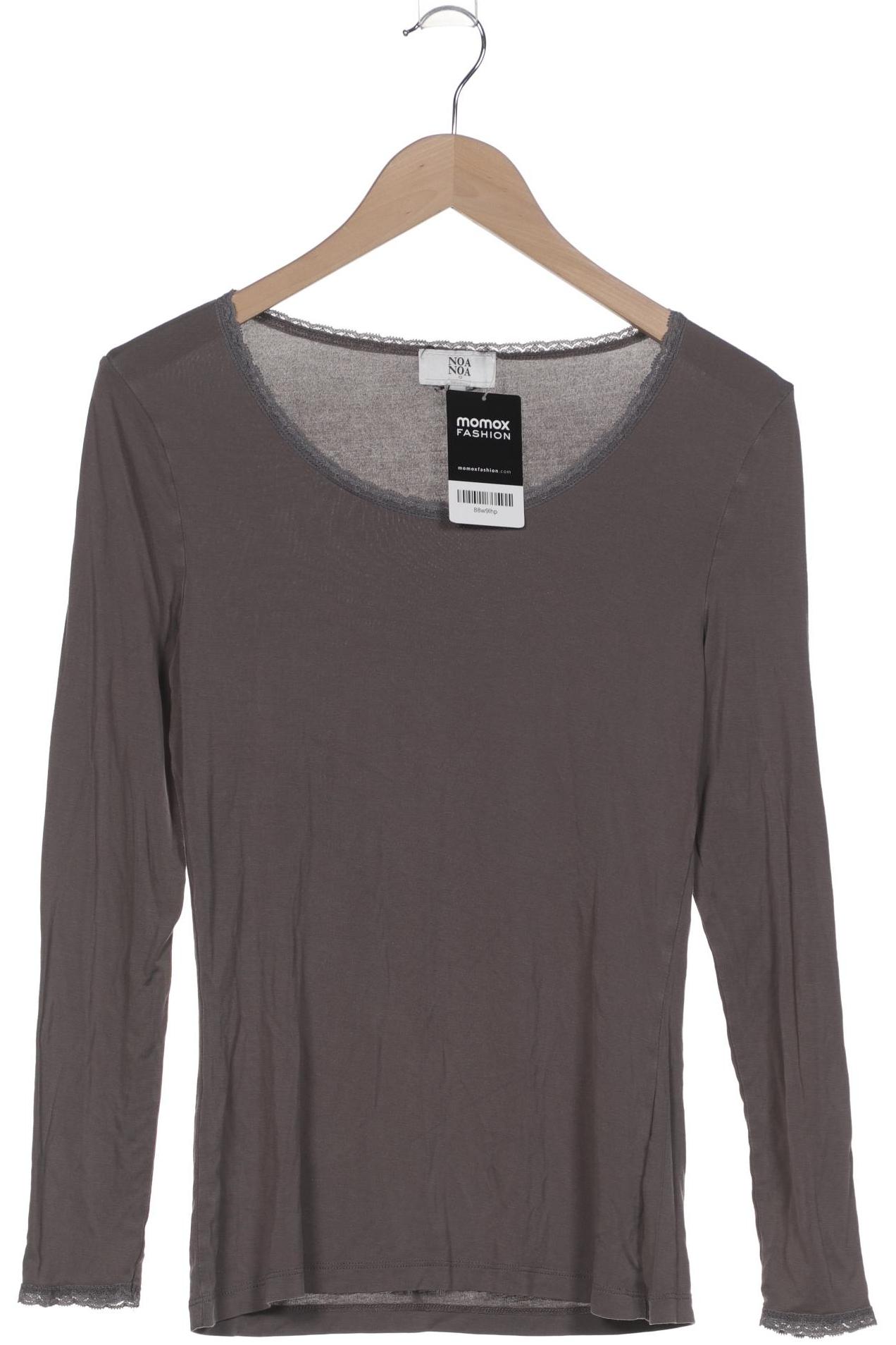

Noa Noa Damen Langarmshirt, braun, Gr. 38