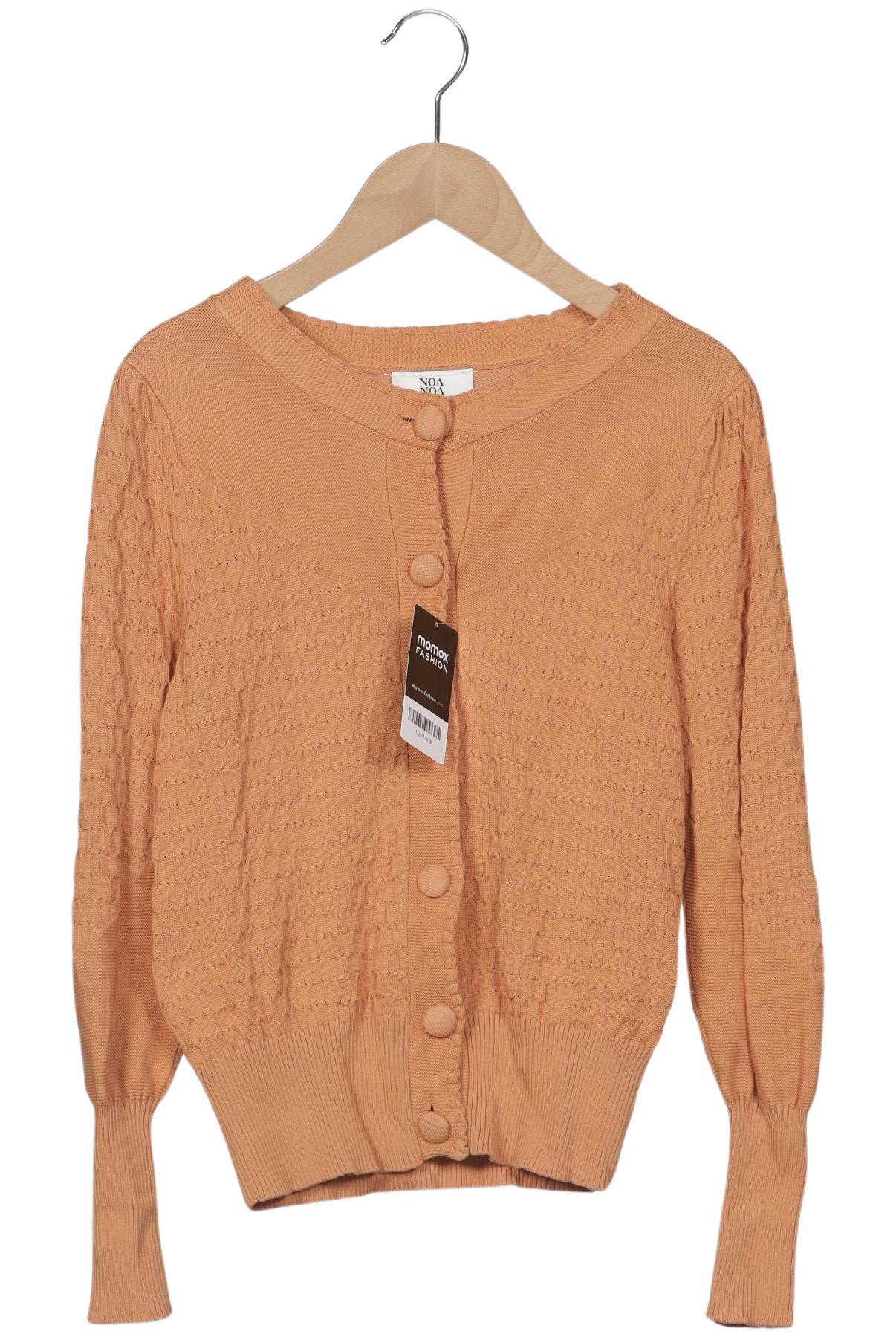 

Noa Noa Damen Strickjacke, orange, Gr. 36