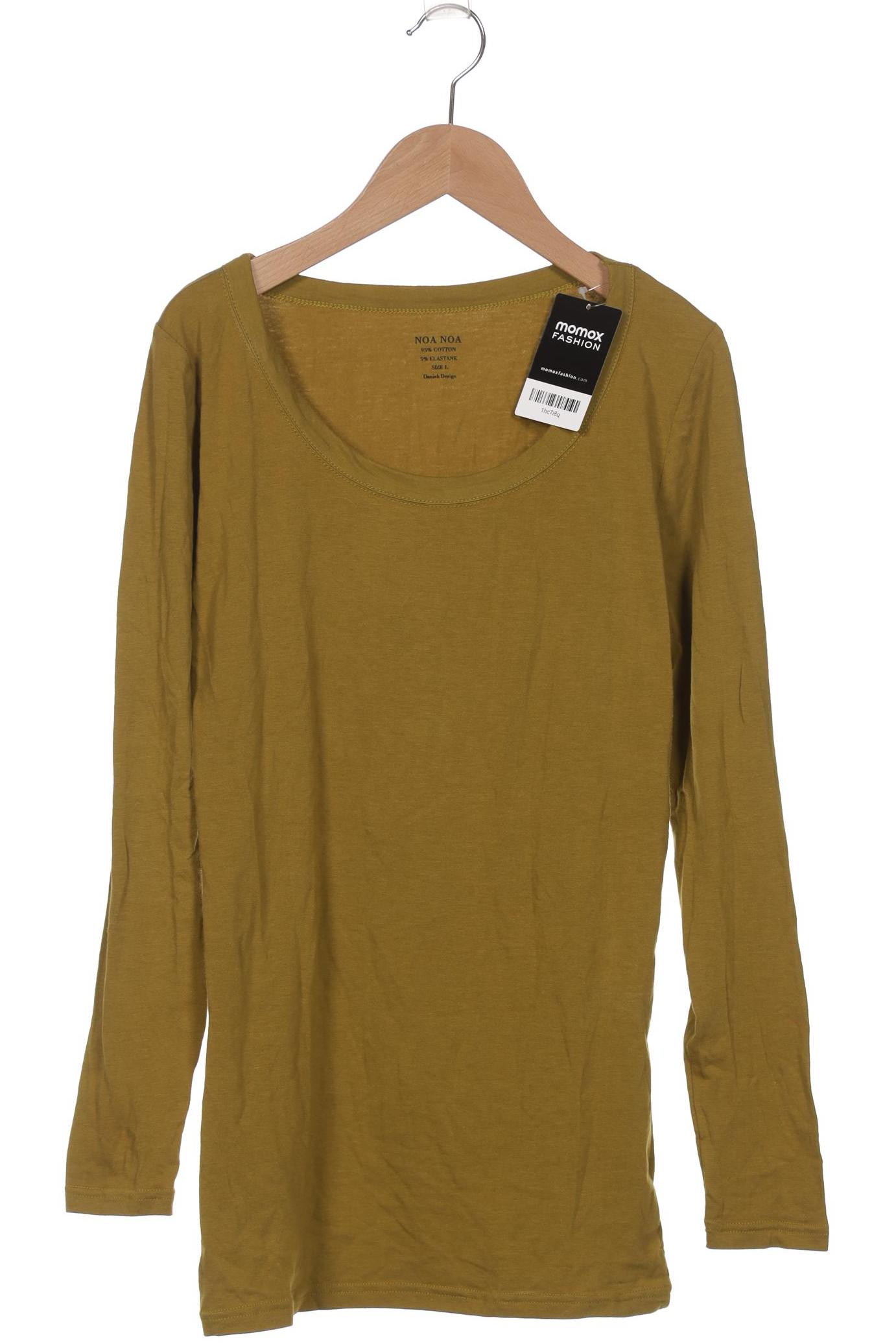 

Noa Noa Damen Langarmshirt, grün, Gr. 42