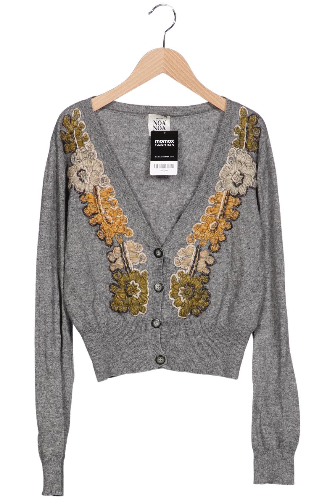 

Noa Noa Damen Strickjacke, grau, Gr. 36