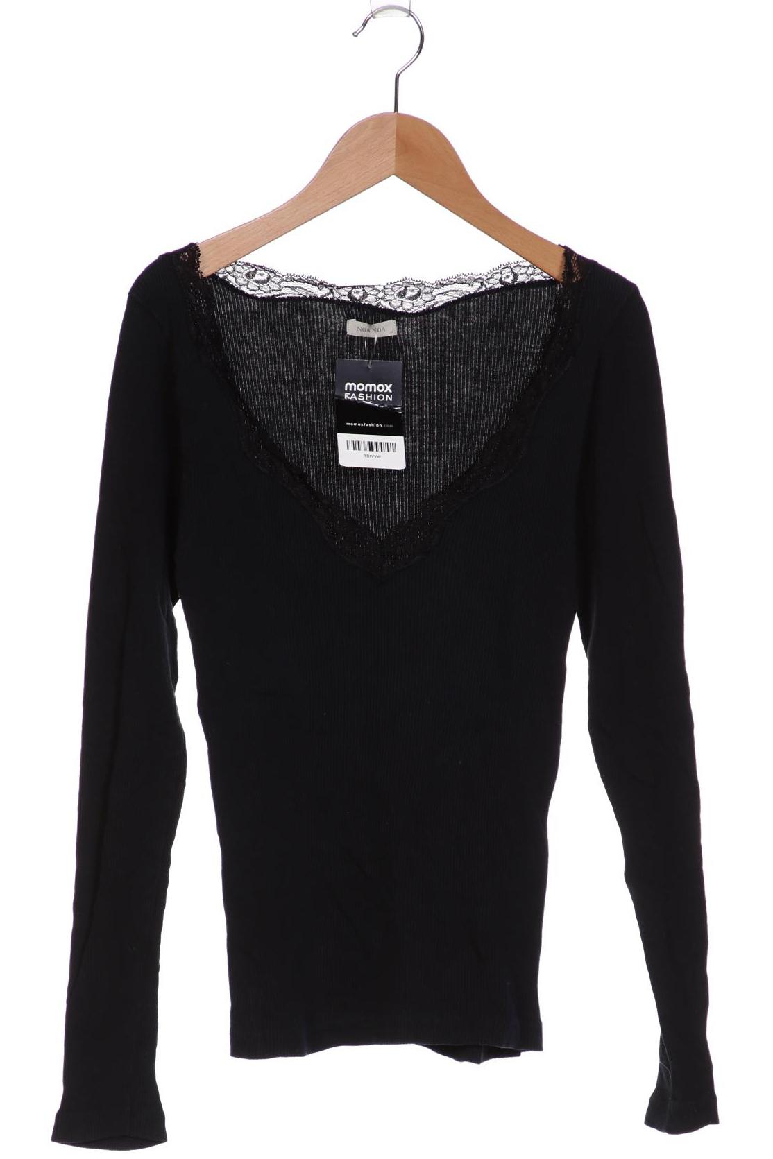 

Noa Noa Damen Langarmshirt, schwarz, Gr. 38
