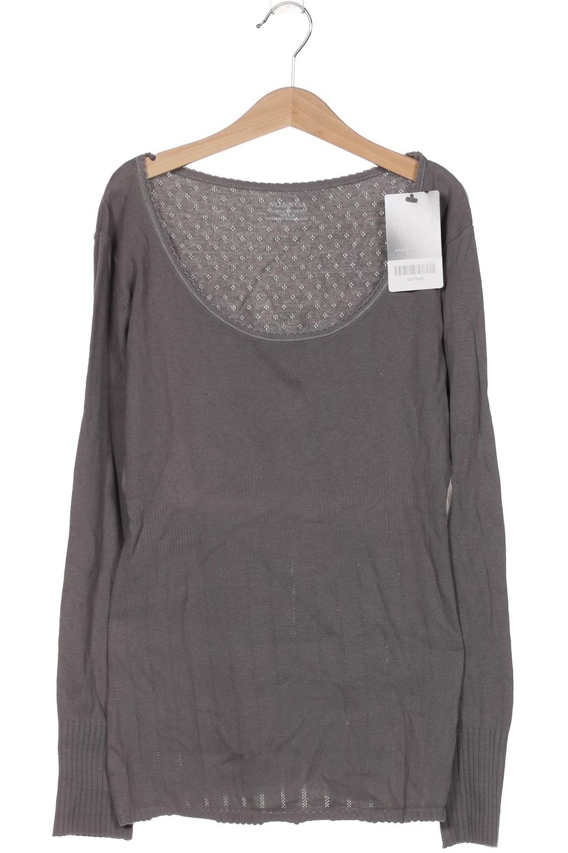 

Noa Noa Damen Langarmshirt, grau, Gr. 38